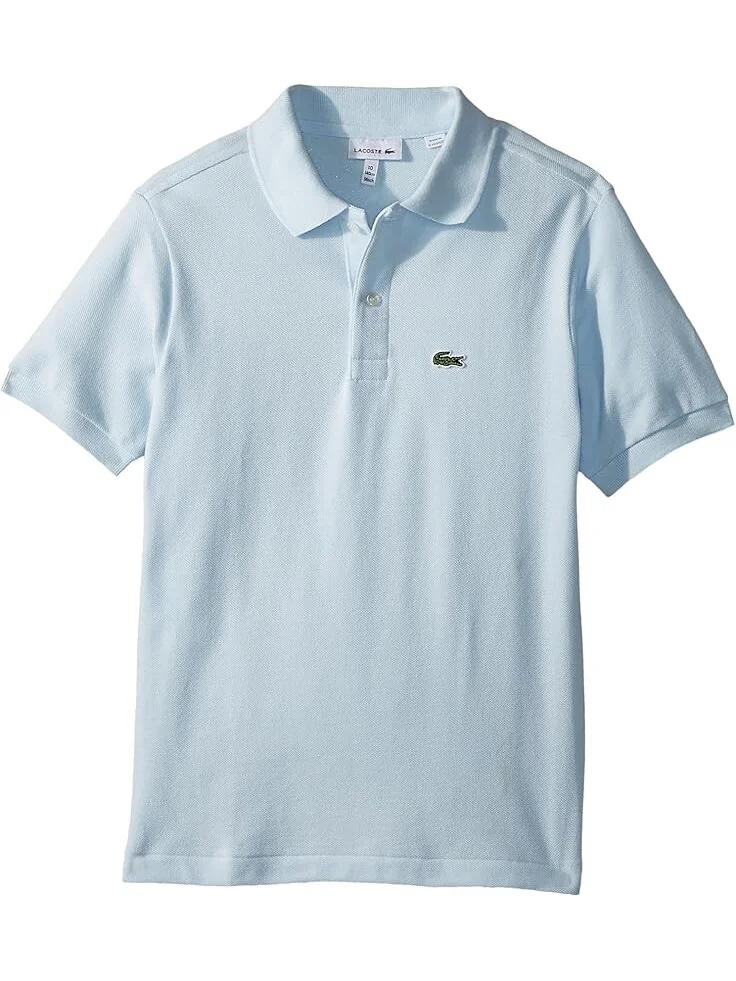 Поло Lacoste Kids L1812 Short Sleeve Classic Pique Polo, цвет Rill — изображение 1 из 1