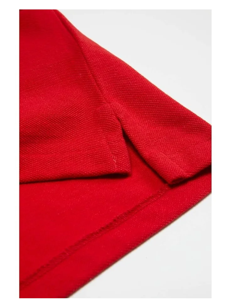 Поло Polo Ralph Lauren Kids Cotton Mesh Polo Shirt — изображение 3 из 4, красный