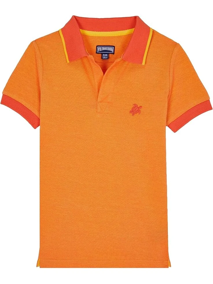 Поло Vilebrequin Kids Pantin Pique Polo, цвет Mais — изображение 1 из 2