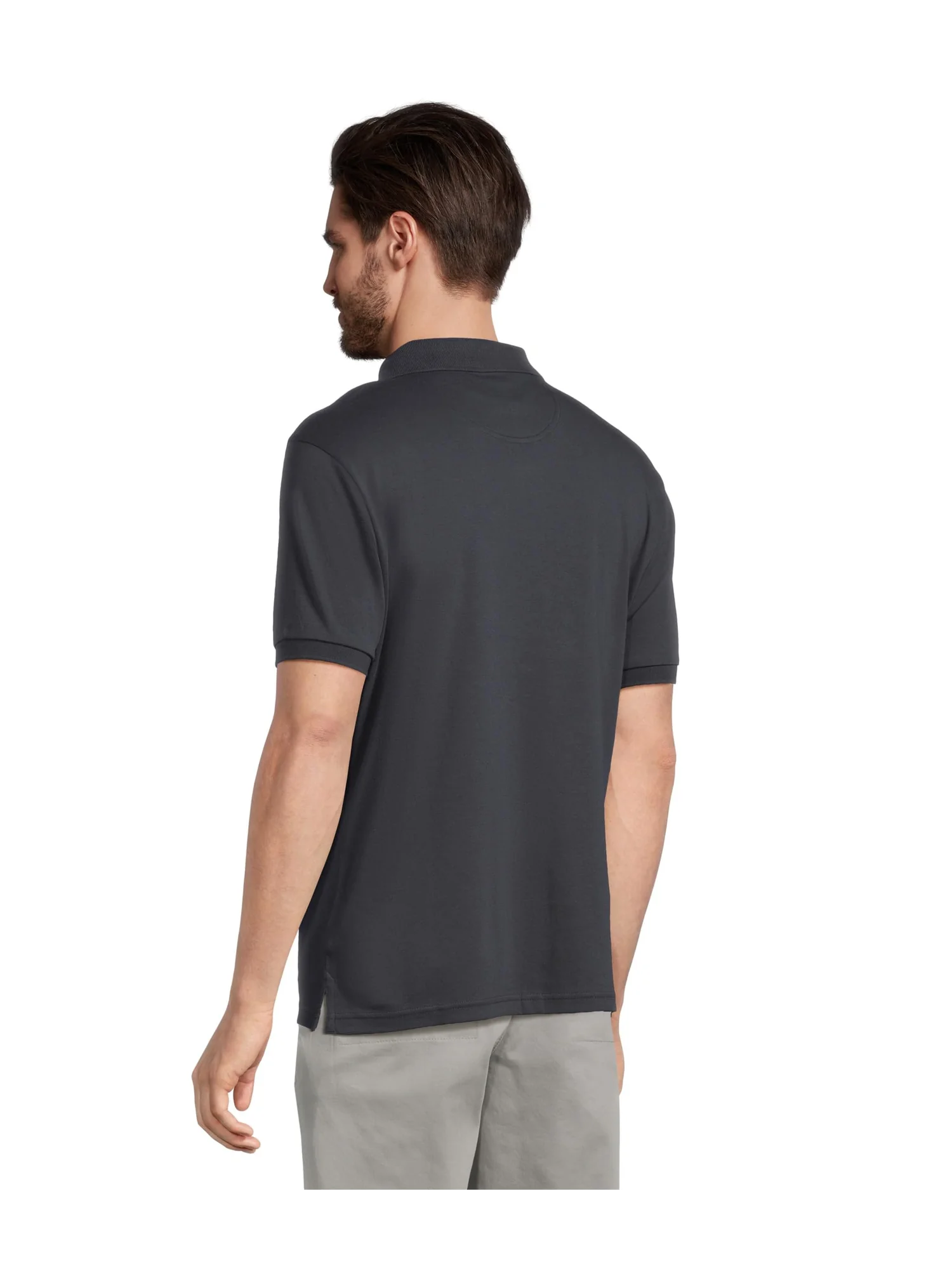 Поло Barbour Hylton Interlock Tailored Fit Polo Shirt — изображение 3 из 5, темно-синий