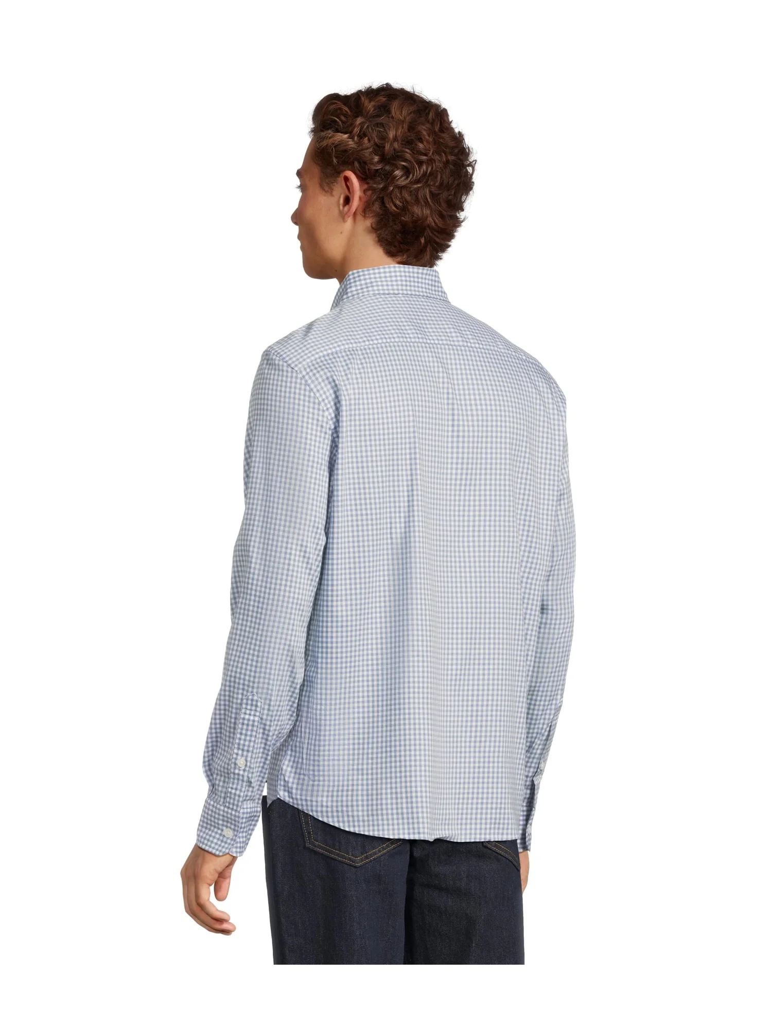 Футболка Faherty Movement Shirt — изображение 3 из 5, светлый синий