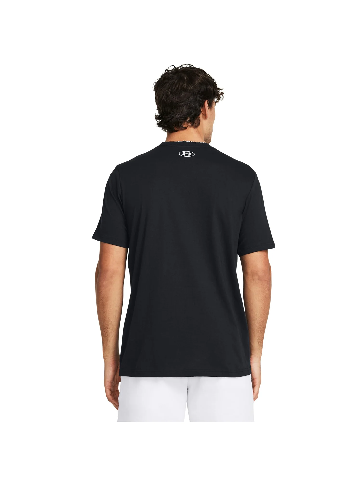 Футболка Under Armour Sportstyle Logo Short — изображение 2 из 2, черный/белый