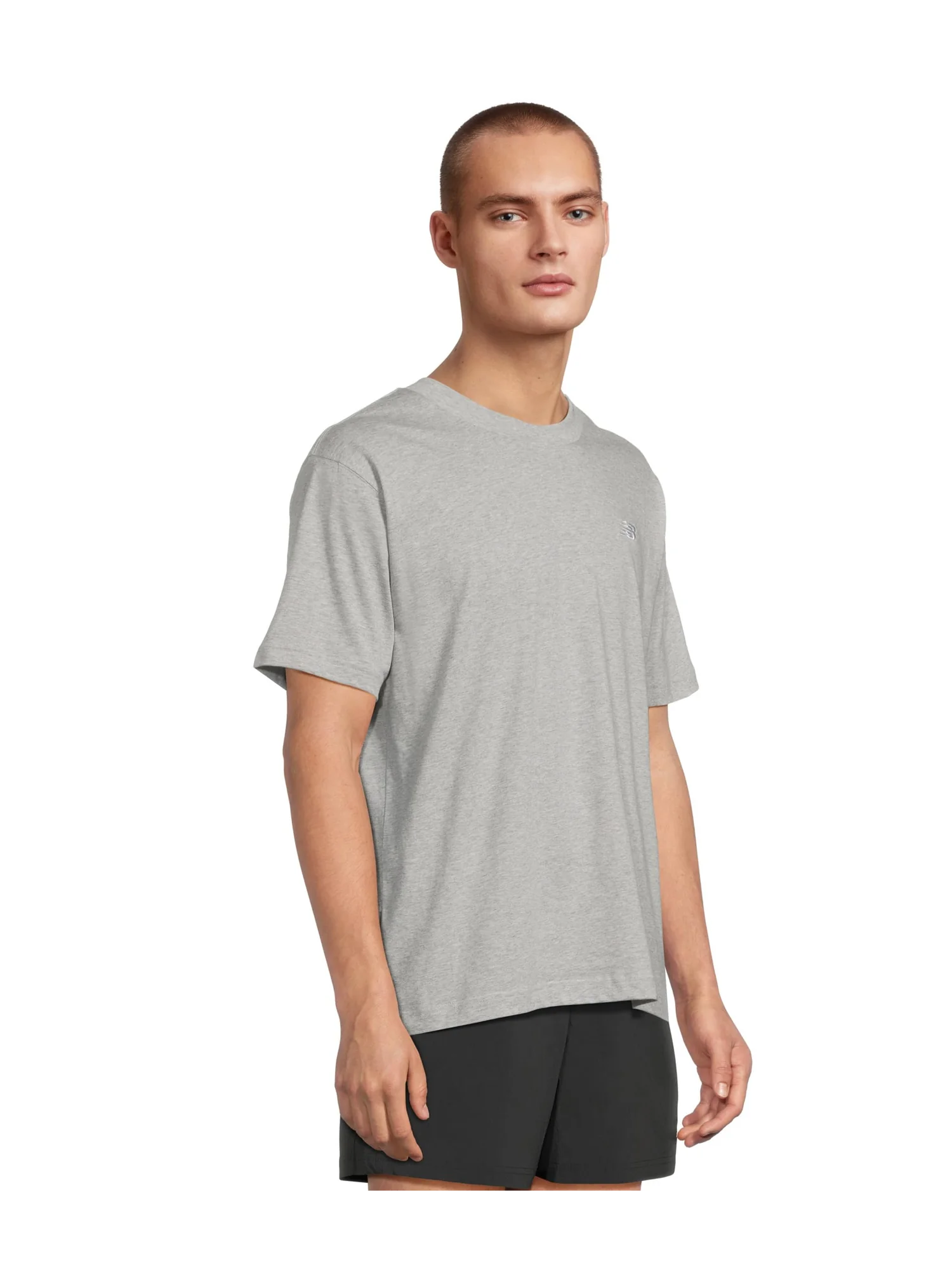 Футболка New Balance Sport Essentials Cotton T-Shirt — изображение 2 из 5, серый