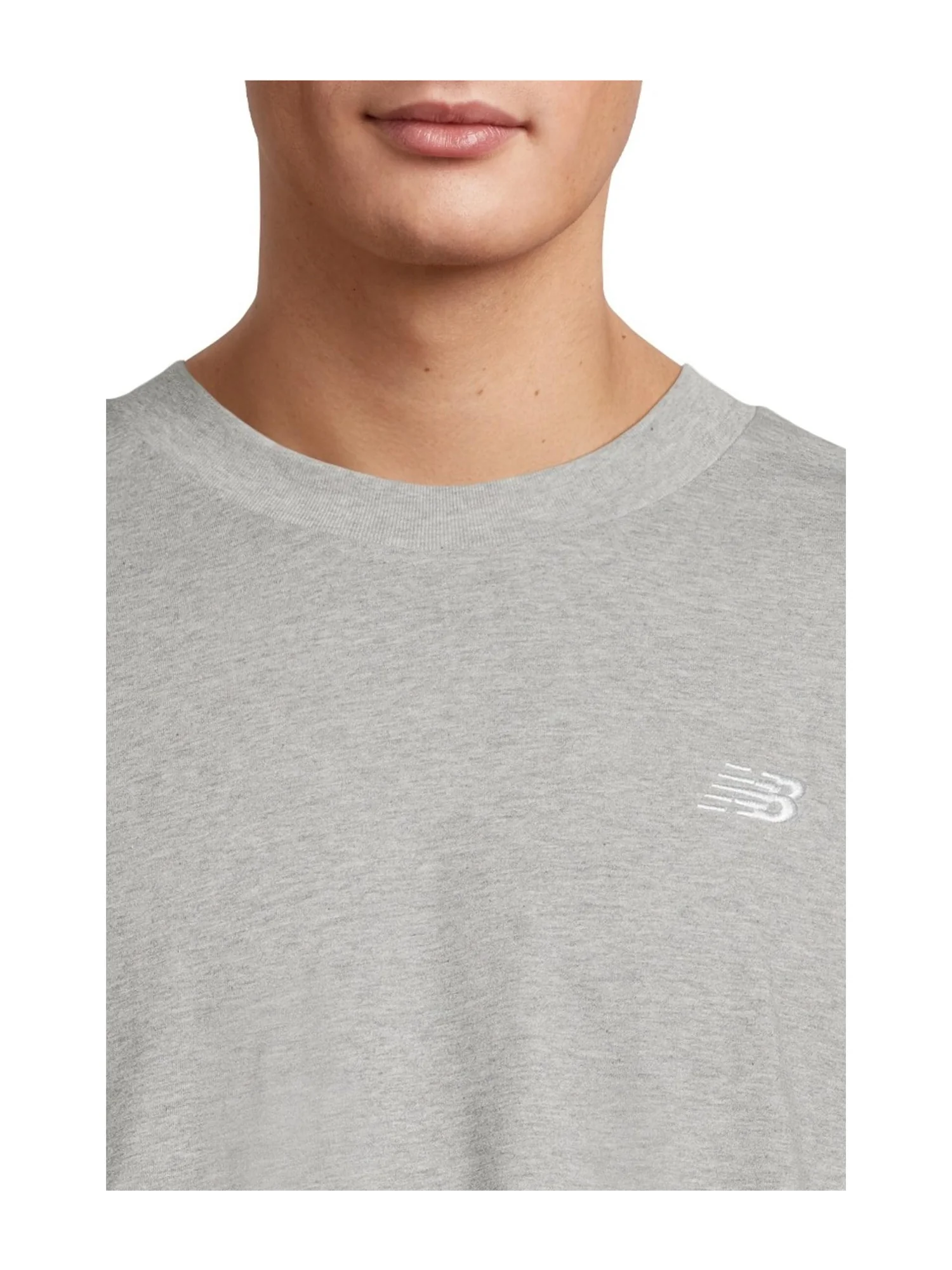 Футболка New Balance Sport Essentials Cotton T-Shirt — изображение 4 из 5, серый