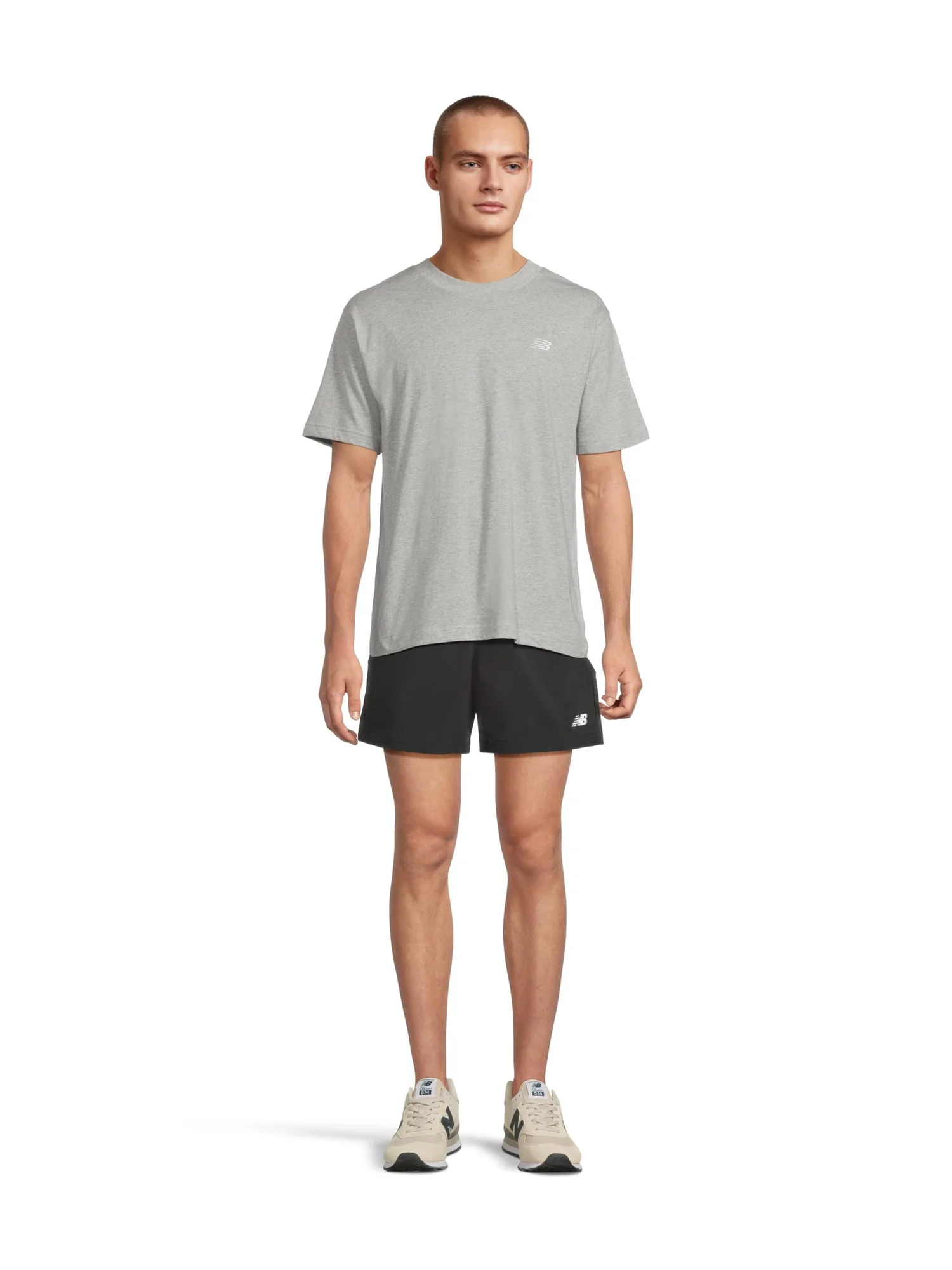 Футболка New Balance Sport Essentials Cotton T-Shirt — изображение 5 из 5, серый