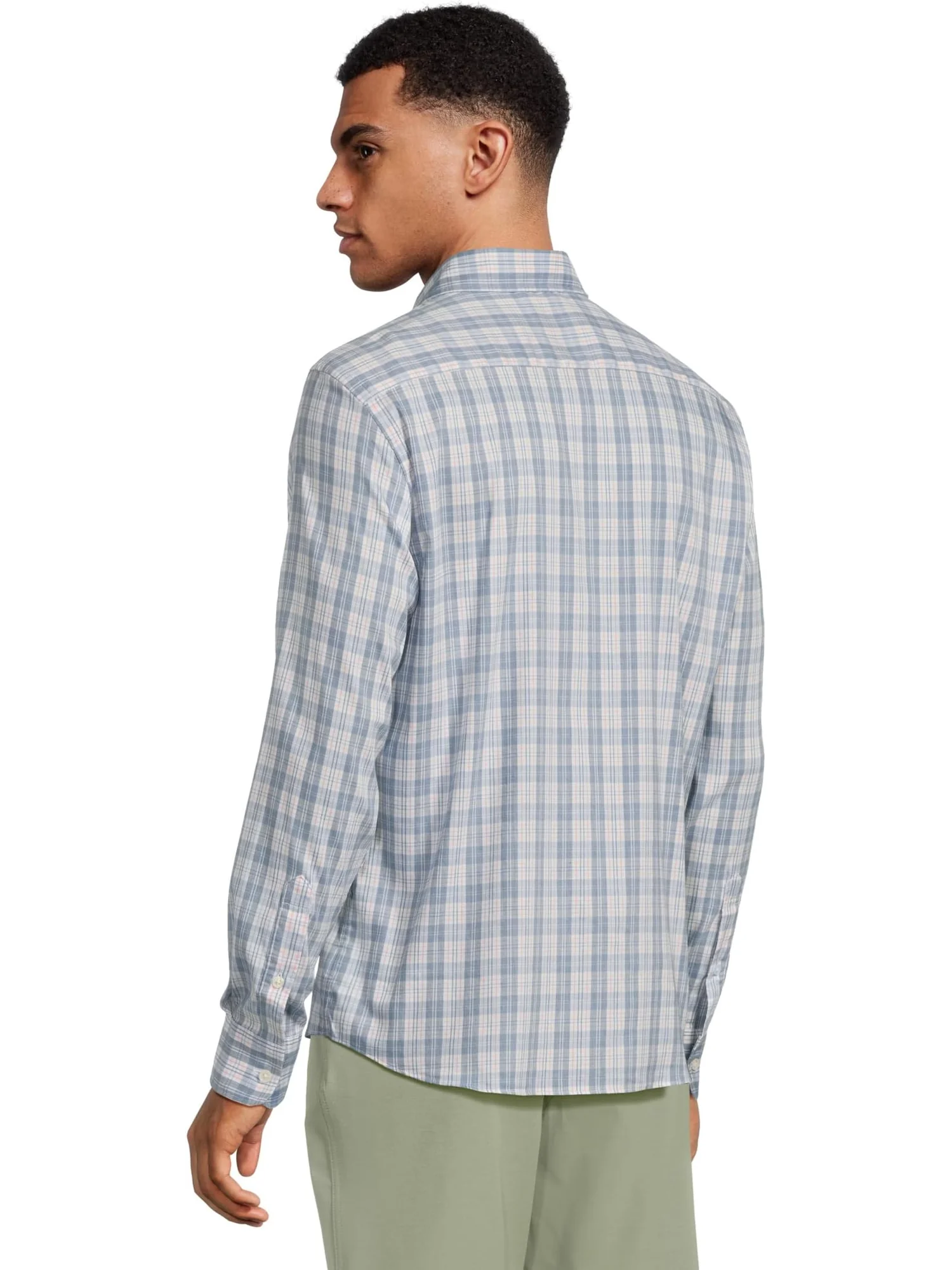 Рубашка Faherty The Movement Shirt — изображение 3 из 5, облачный синий