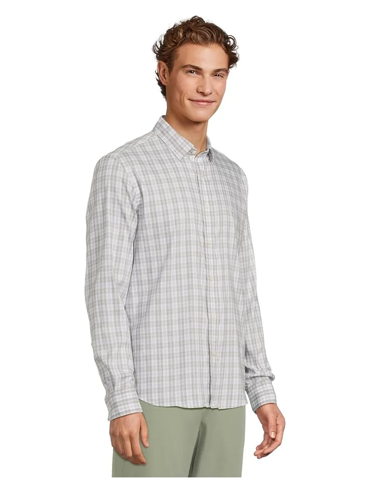 Рубашка Faherty The Movement Shirt, цвет York Cliffs Plaid — изображение 2 из 5