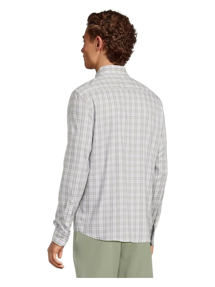 Рубашка Faherty The Movement Shirt, цвет York Cliffs Plaid — изображение 3 из 5