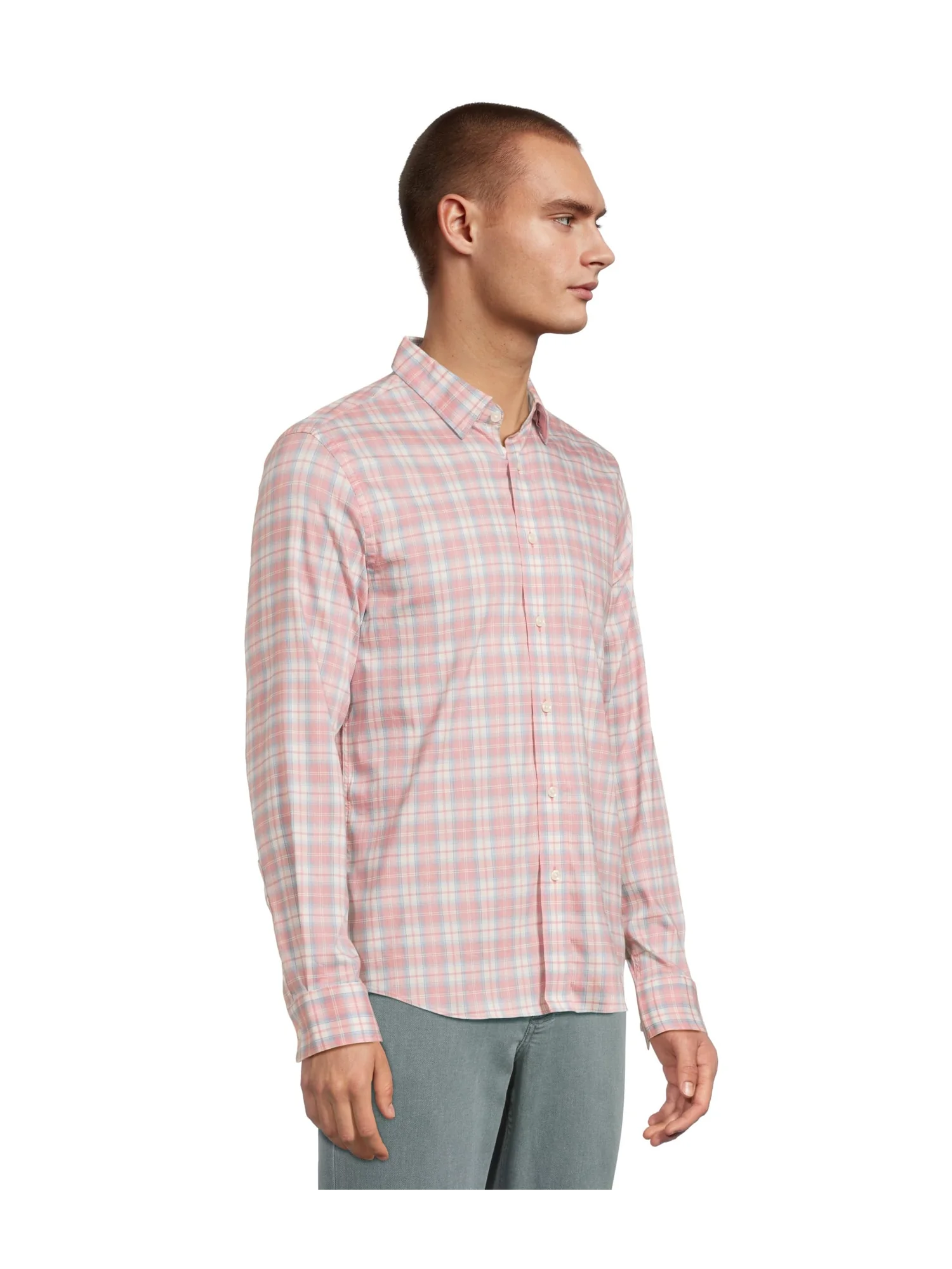 Футболка Faherty The Movement Shirt — изображение 2 из 5, розовый