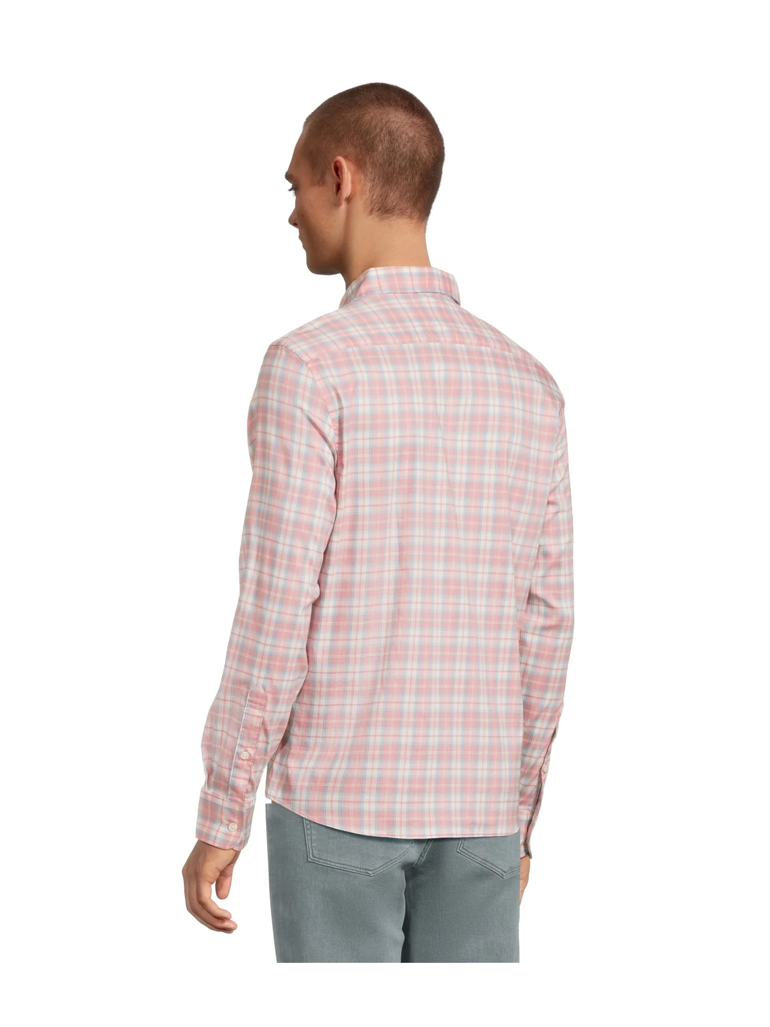 Футболка Faherty The Movement Shirt — изображение 3 из 5, розовый
