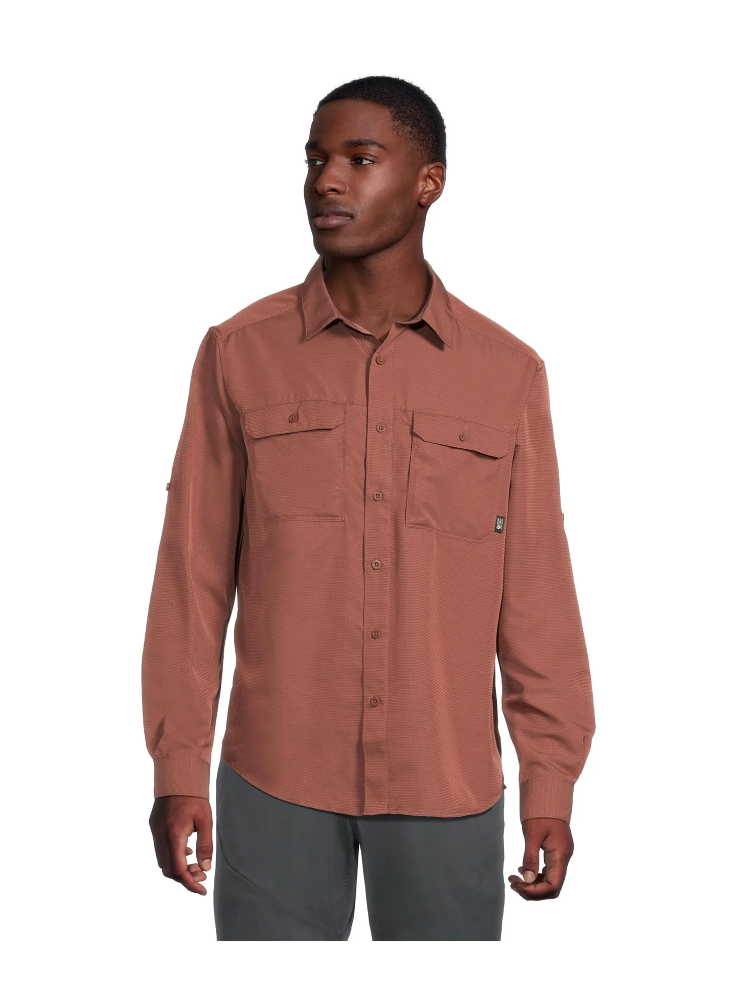 Рубашка Mountain Hardwear Canyon Long Sleeve Shirt — коричневый