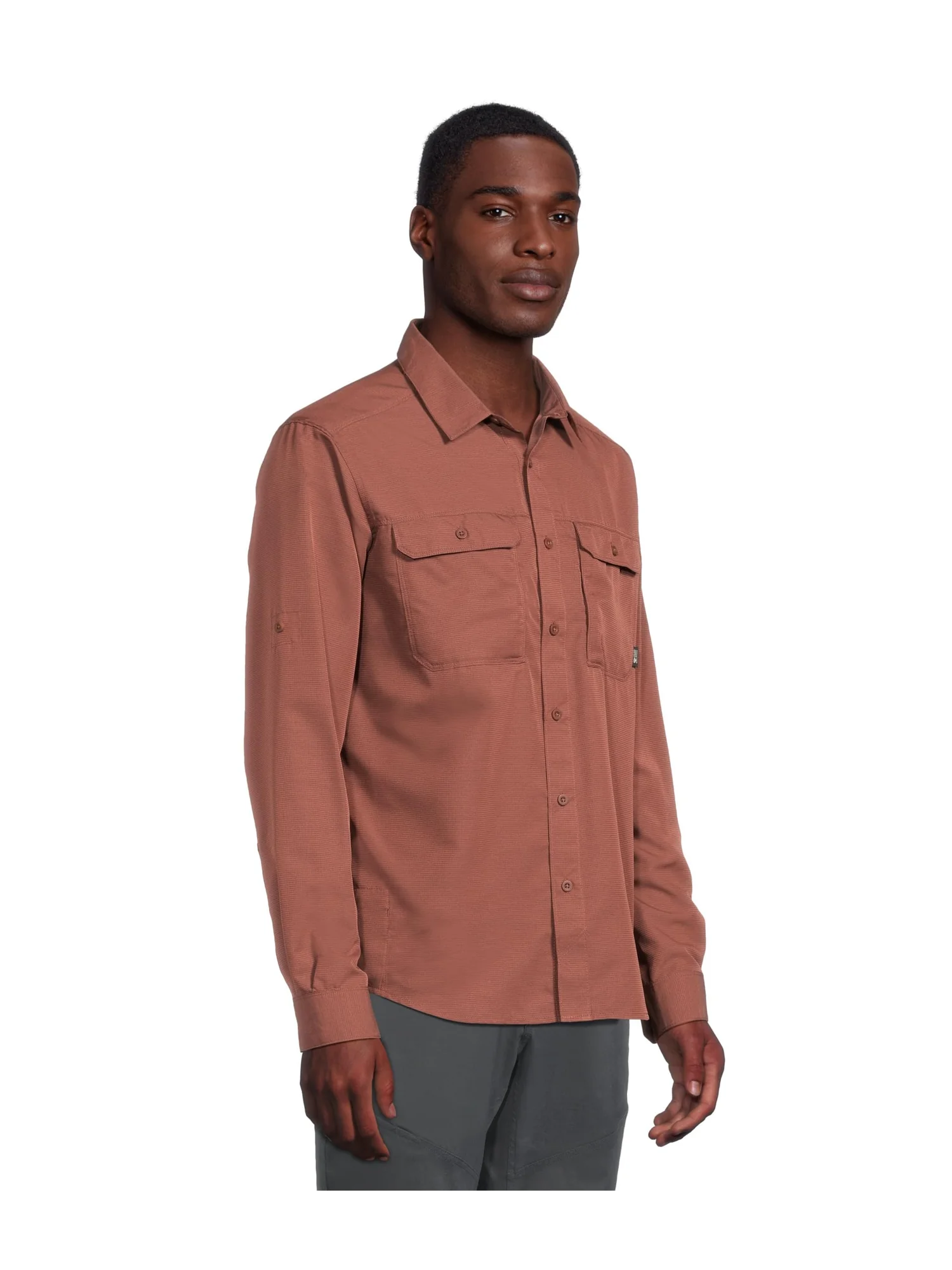Рубашка Mountain Hardwear Canyon Long Sleeve Shirt — изображение 2 из 5, коричневый
