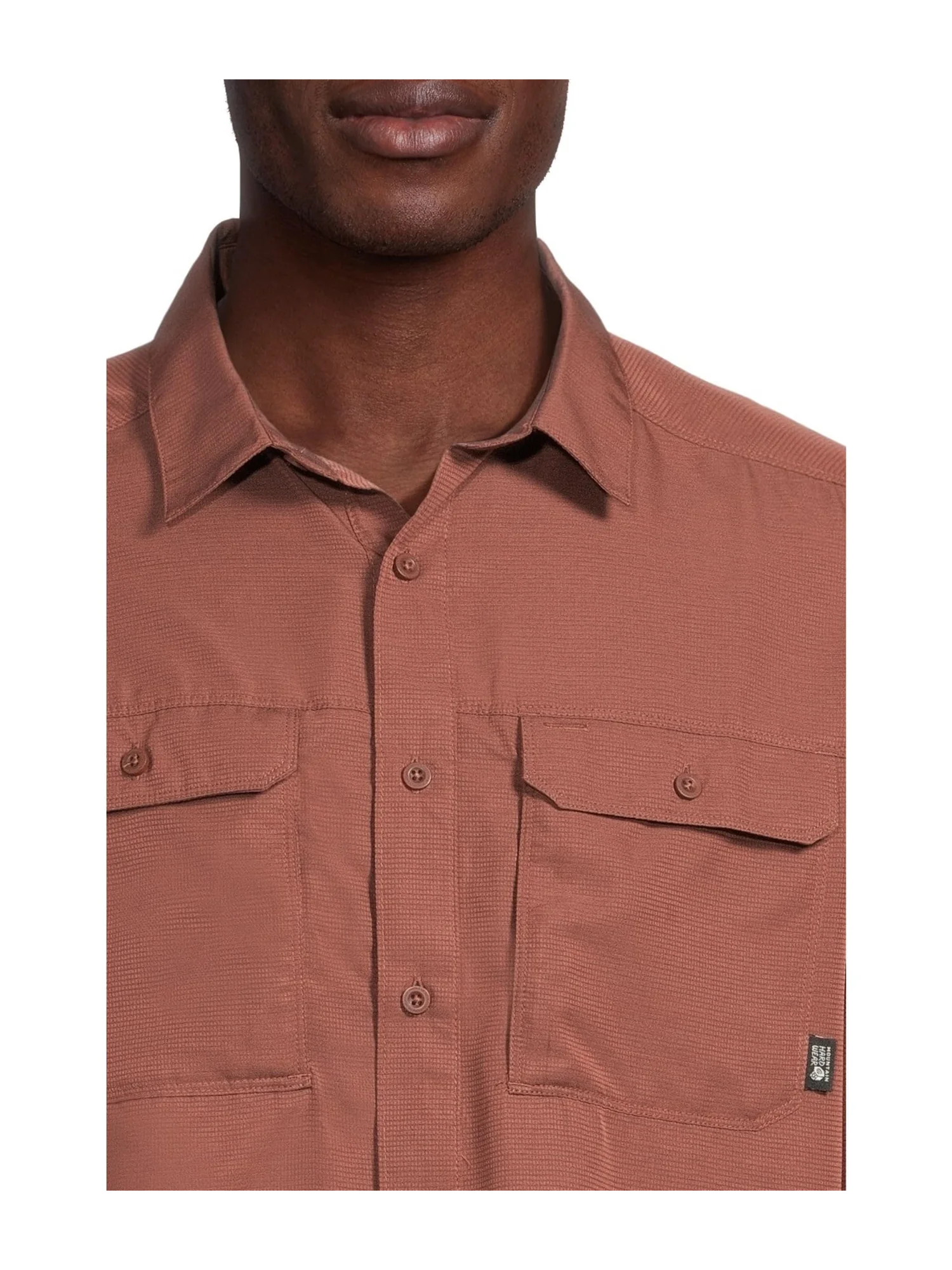 Рубашка Mountain Hardwear Canyon Long Sleeve Shirt — изображение 4 из 5, коричневый
