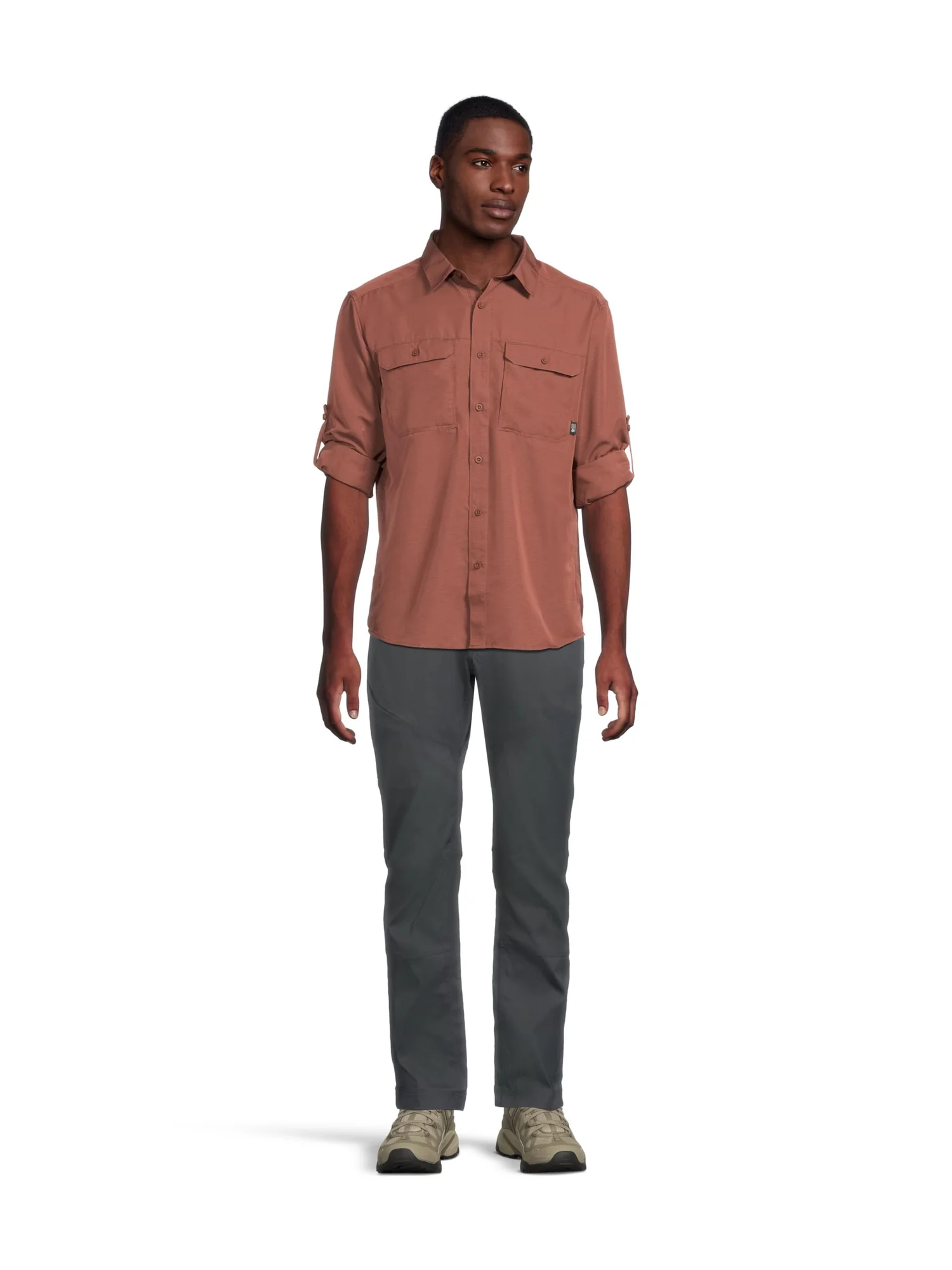 Рубашка Mountain Hardwear Canyon Long Sleeve Shirt — изображение 5 из 5, коричневый