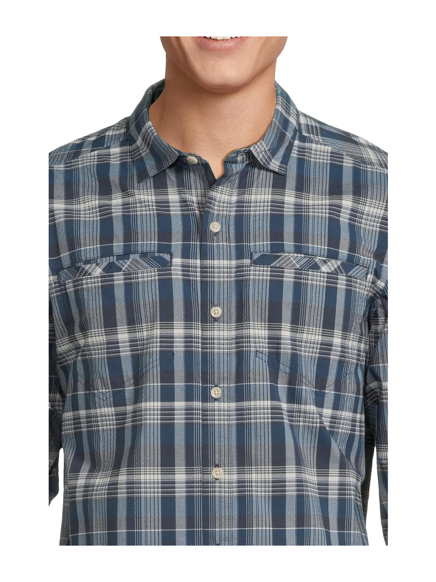 Рубашка L.L.Bean Venture Stretch Woven Shirt — изображение 4 из 5, темно-синий/темный синий