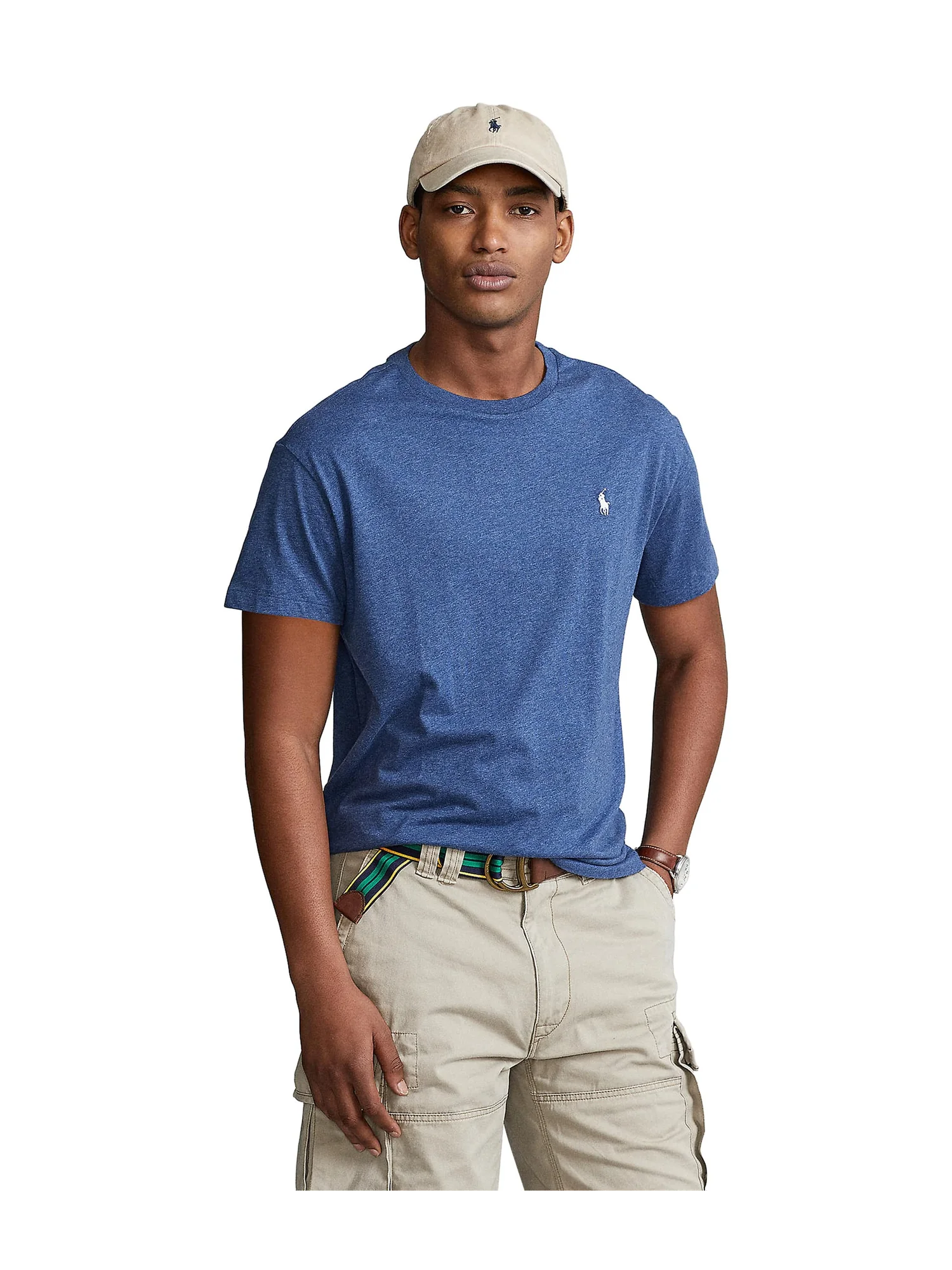 Футболка Polo Ralph Lauren Classic Fit — изображение 1 из 6, цвет вереска