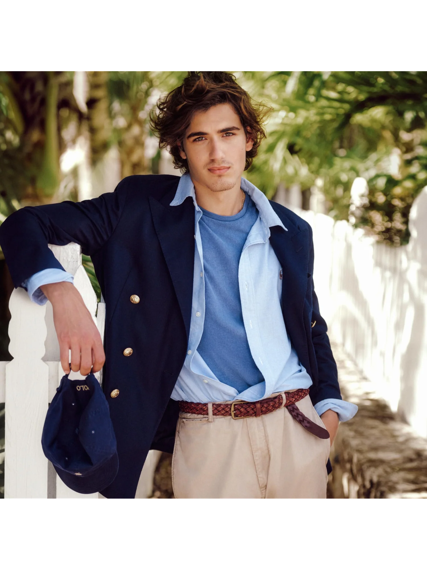 Футболка Polo Ralph Lauren Classic Fit — изображение 6 из 6, цвет вереска