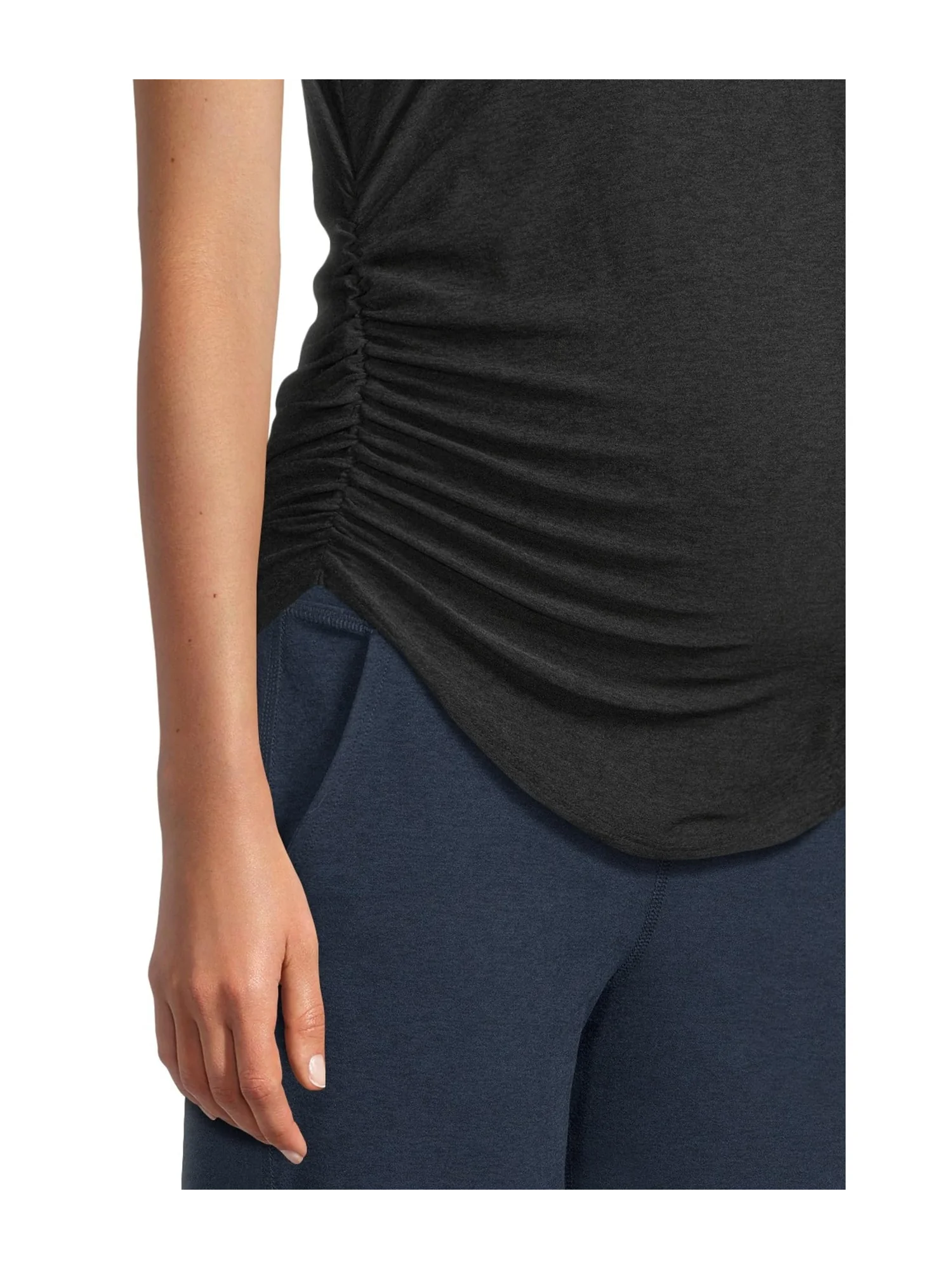 Футболка Beyond Yoga Featherweight One And Only Maternity Tee — изображение 4 из 5, самая темная ночь