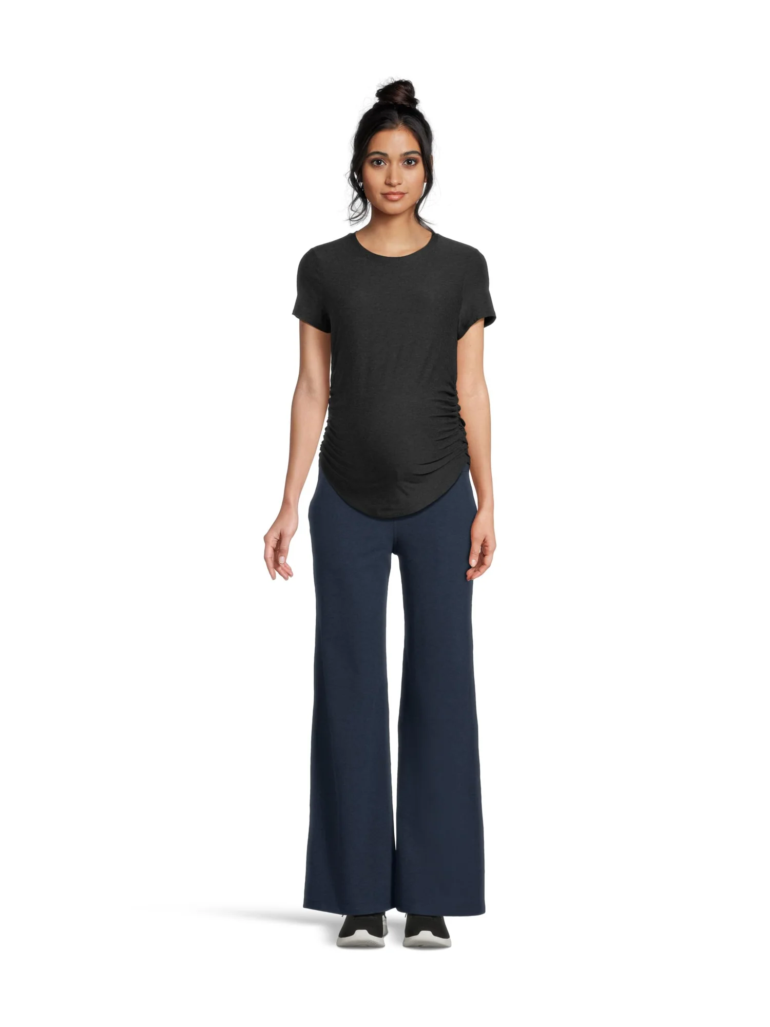 Футболка Beyond Yoga Featherweight One And Only Maternity Tee — изображение 5 из 5, самая темная ночь