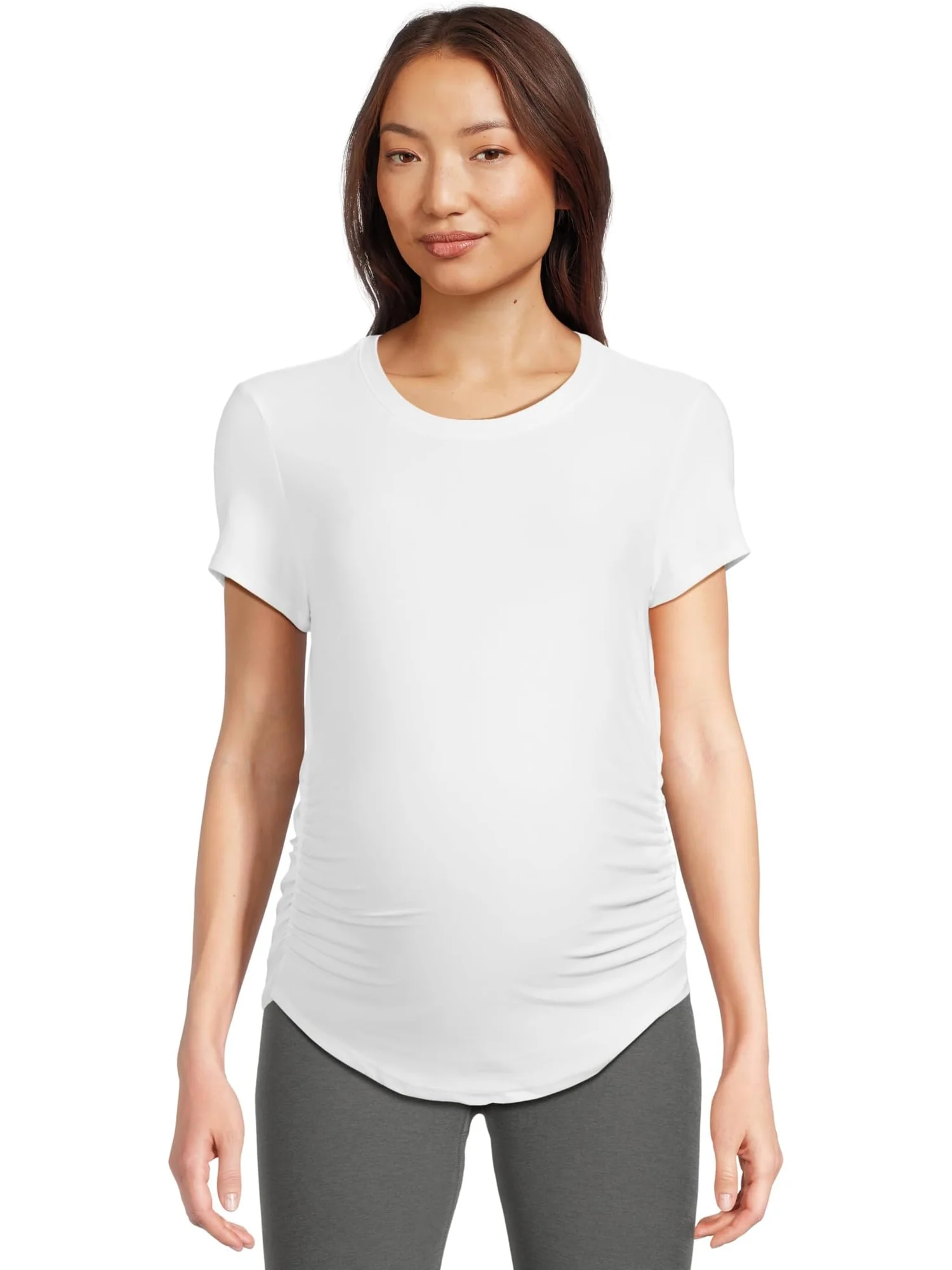 Футболка Beyond Yoga Featherweight One And Only Maternity Tee — изображение 1 из 5, белый