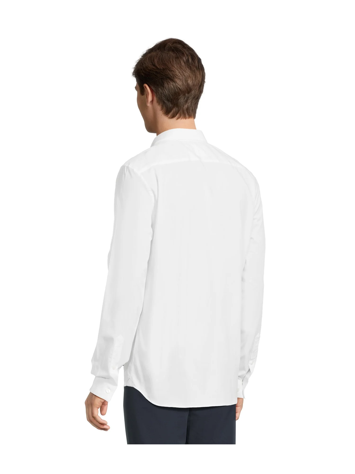 Рубашка Lacoste Slim Fit Stretch Cotton Poplin Shirt — изображение 3 из 5, белый