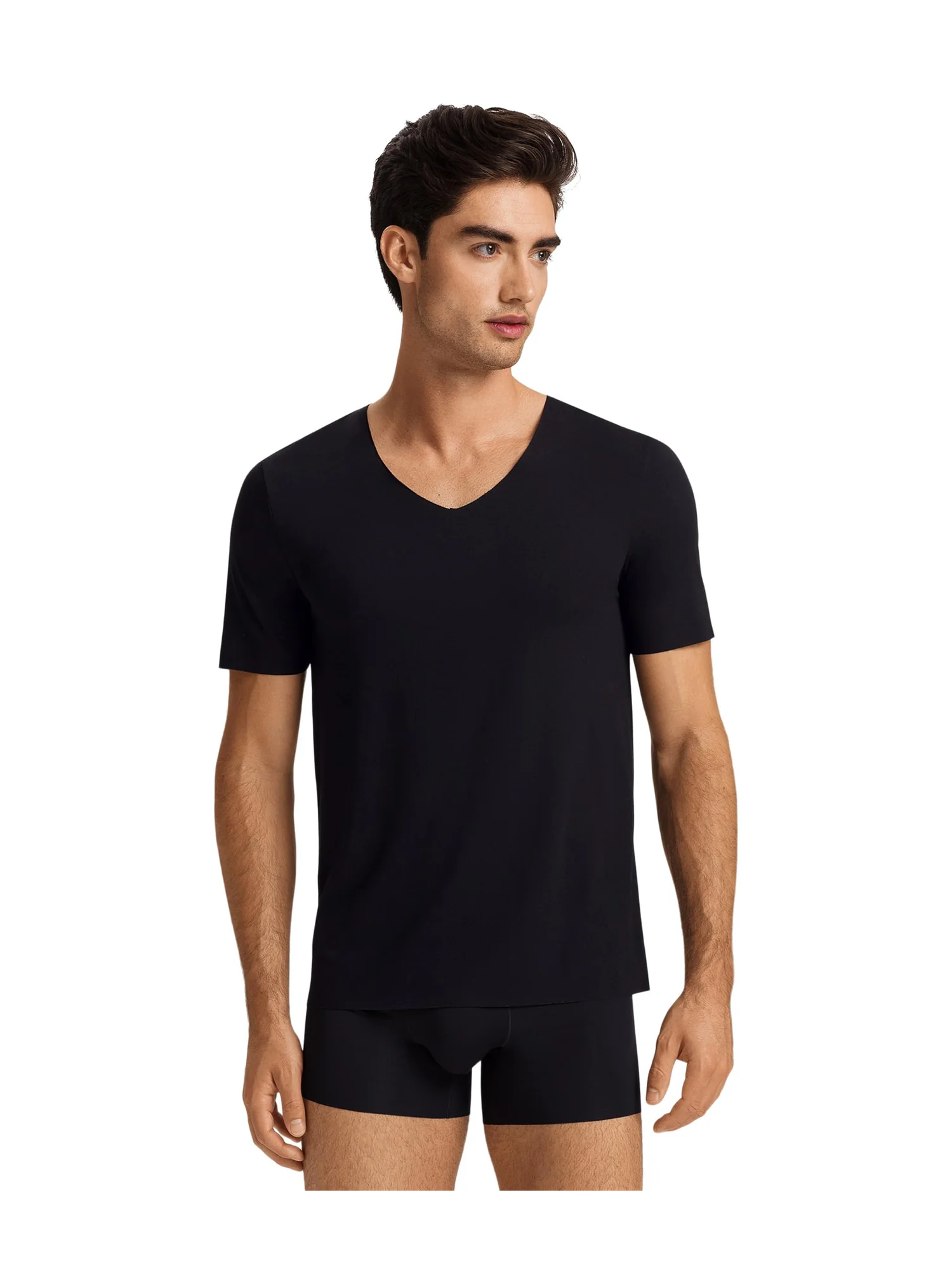 Рубашка Hanro Hanro Clean Cut Short — изображение 1 из 4, черный