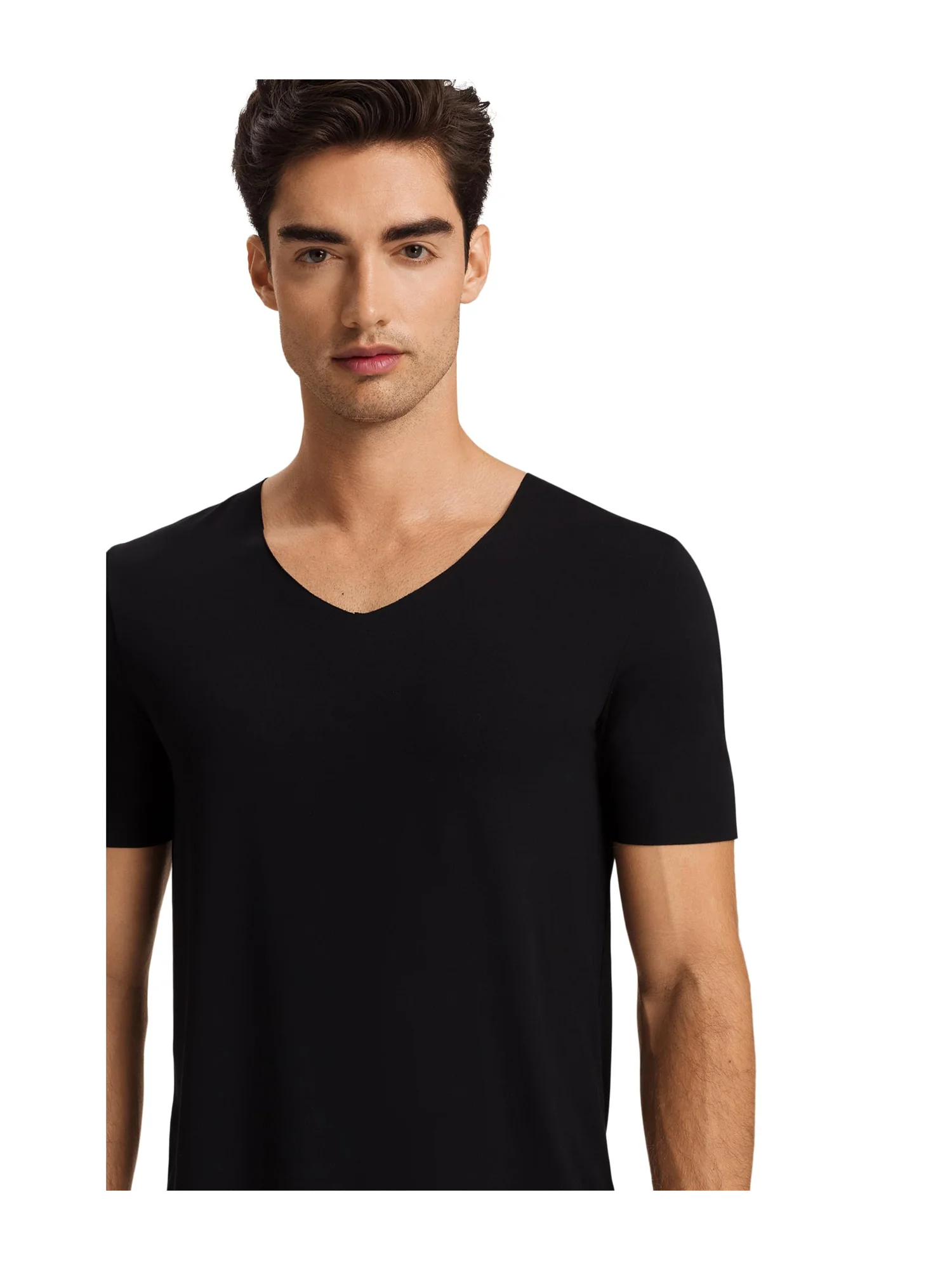 Рубашка Hanro Hanro Clean Cut Short — изображение 3 из 4, черный
