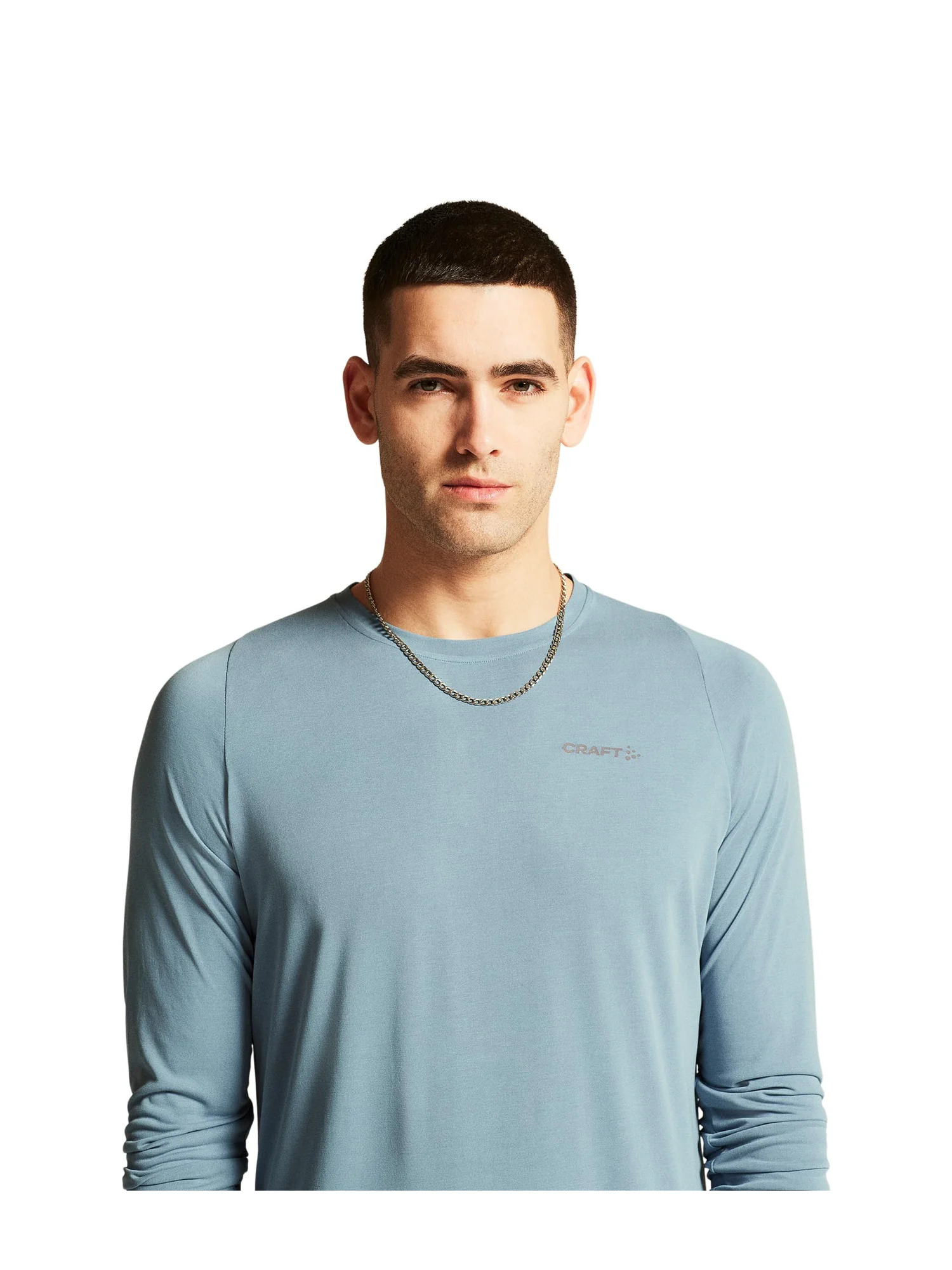 Футболка Craft Collective Bi-Blend Longsleeve Tee — изображение 4 из 5, серый
