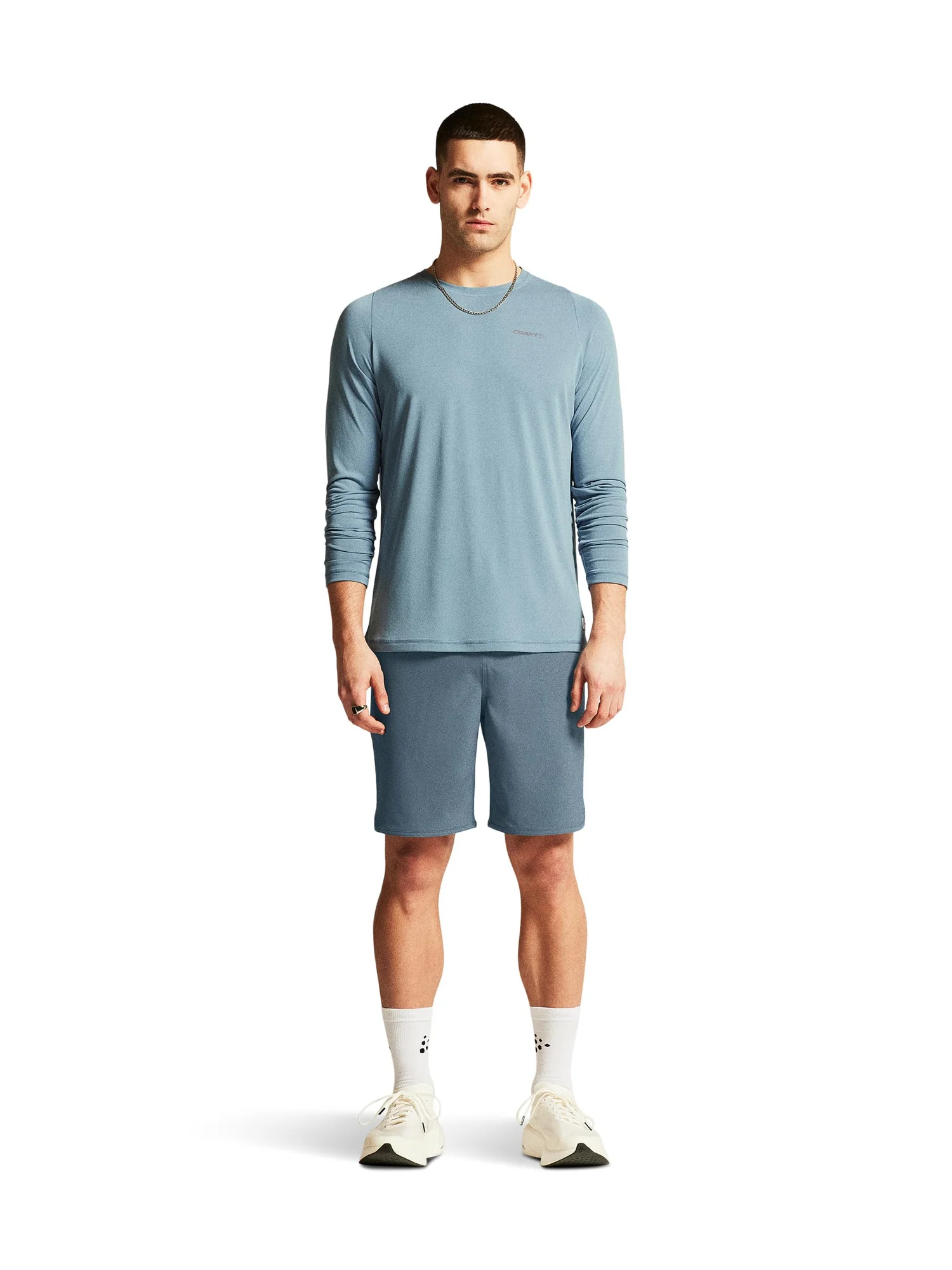 Футболка Craft Collective Bi-Blend Longsleeve Tee — изображение 5 из 5, серый