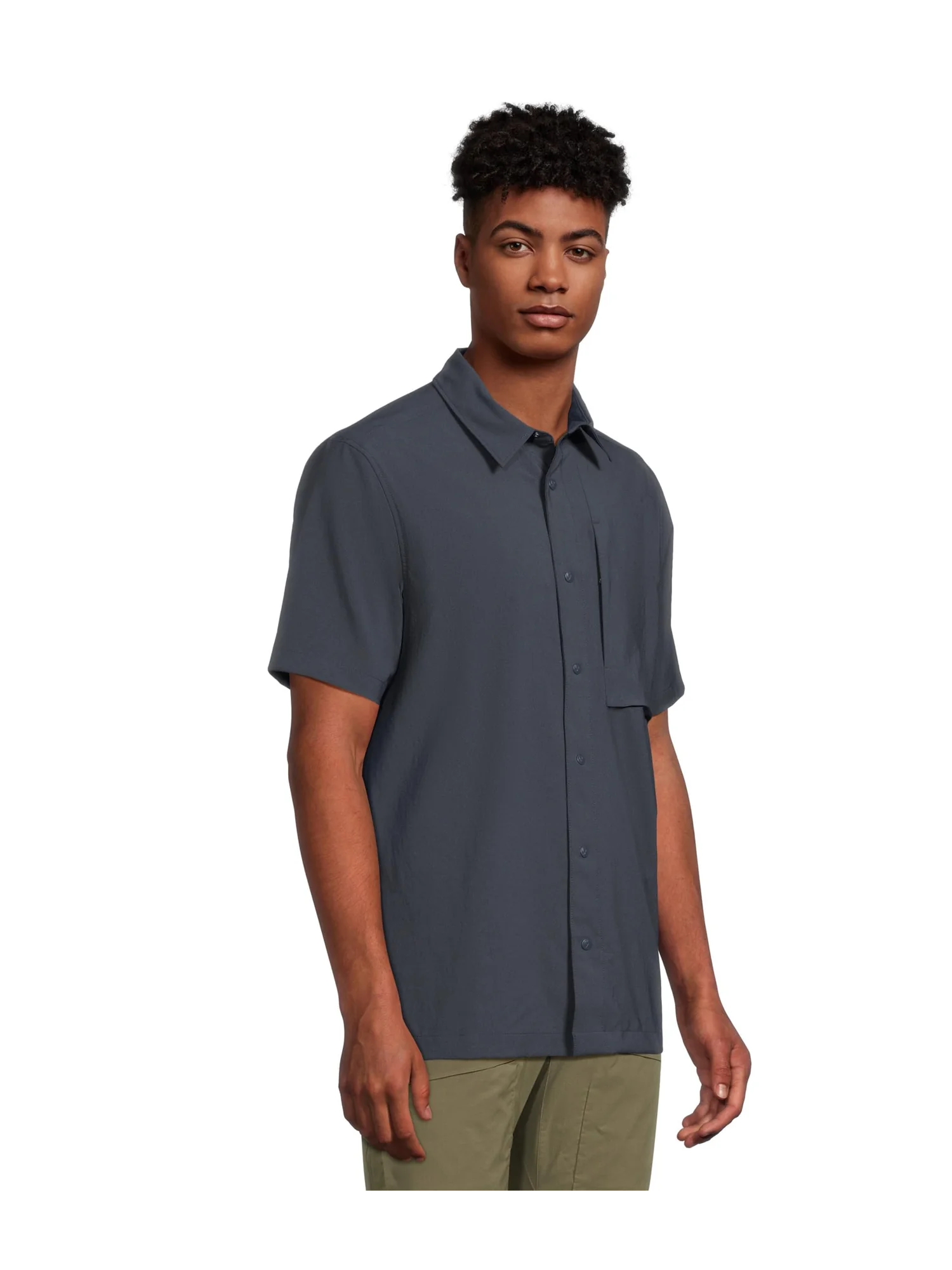 Рубашка Fjällräven High Coast Pack Shirt SS M — изображение 2 из 5, темный темно-синий