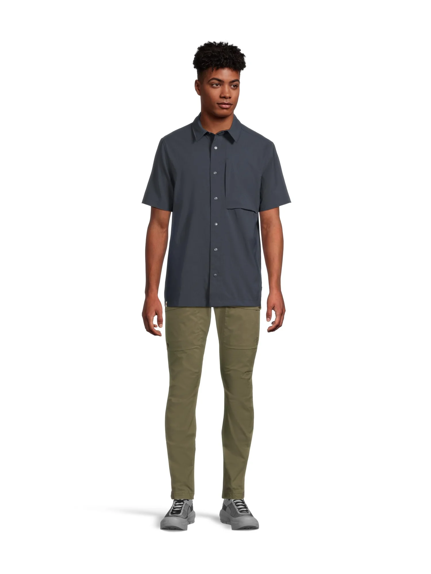 Рубашка Fjällräven High Coast Pack Shirt SS M — изображение 5 из 5, темный темно-синий