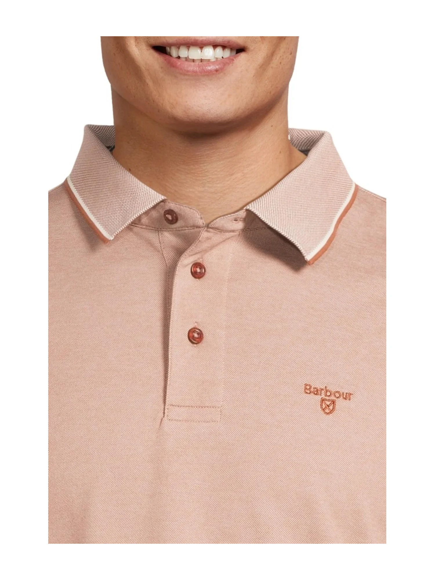 Поло Barbour Heydon Performance Polo — изображение 4 из 5, темно-ржавчина