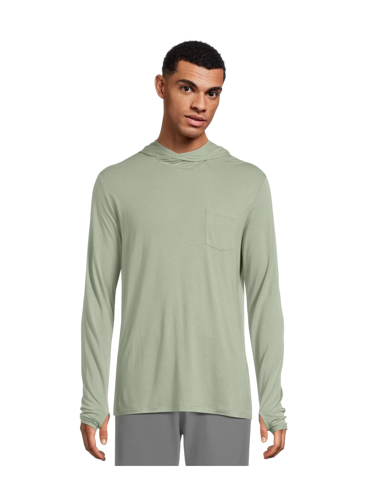 Худи Free Fly Bamboo Lightweight Hoodie — изображение 1 из 5, зеленый