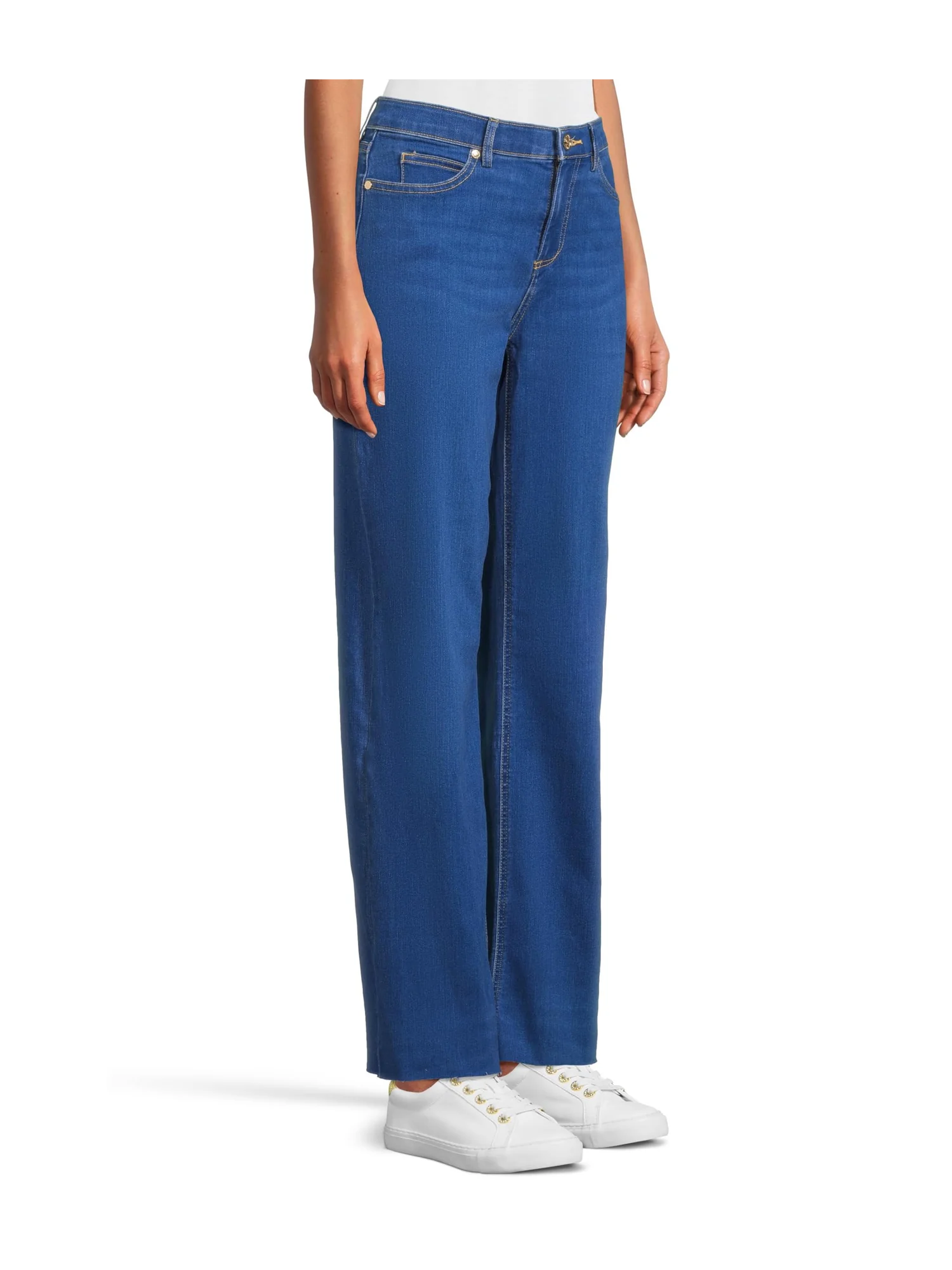 Джинсы Lilly Pulitzer Aniston High-Rise Straight Leg in Medium Wash, цвет Medium Wash — изображение 2 из 5