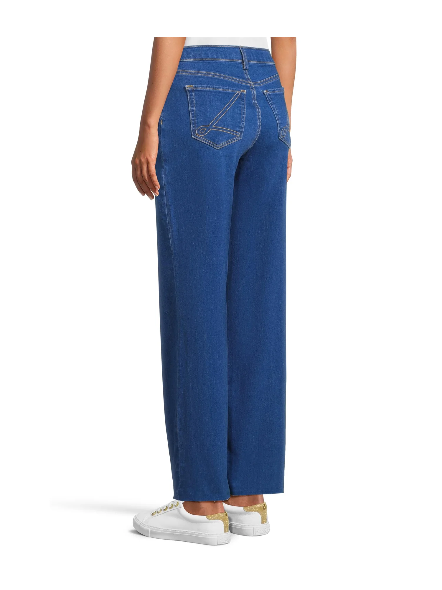 Джинсы Lilly Pulitzer Aniston High-Rise Straight Leg in Medium Wash, цвет Medium Wash — изображение 3 из 5
