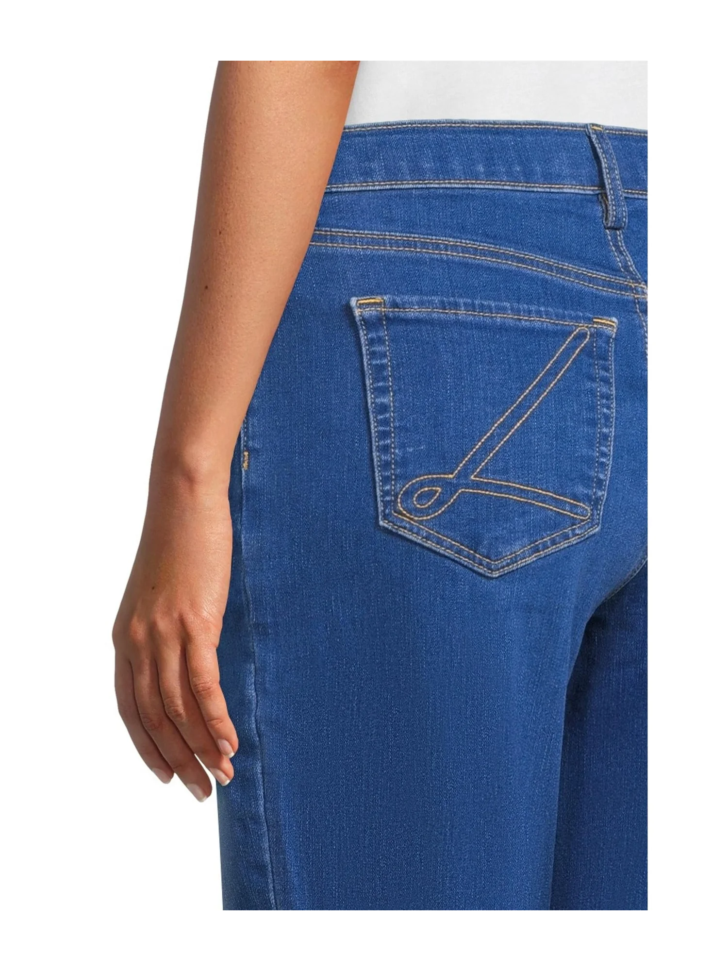 Джинсы Lilly Pulitzer Aniston High-Rise Straight Leg in Medium Wash, цвет Medium Wash — изображение 4 из 5