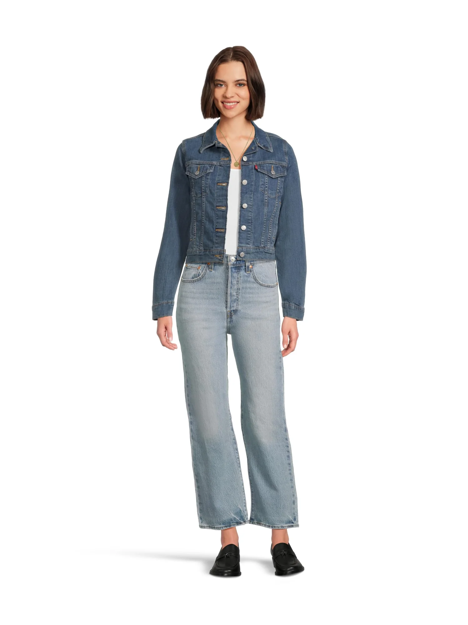 Джинсы Levi's Premium Ribcage Straight Ankle, цвет Let's Share — изображение 5 из 5