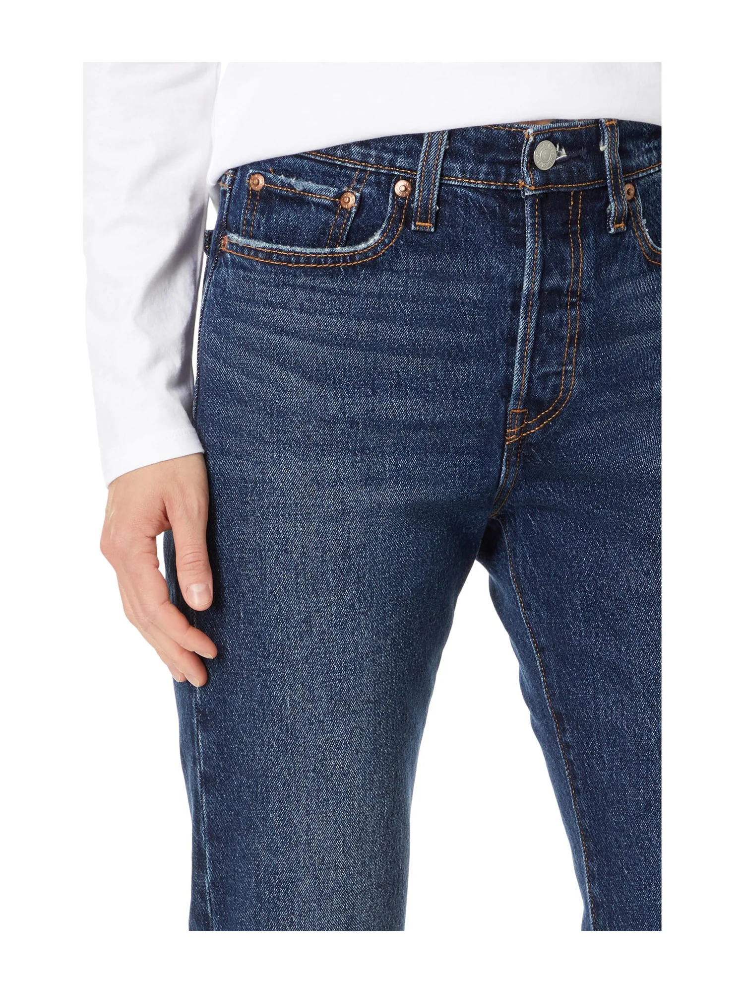 Джинсы Levi's Premium Wedgie Straight — изображение 3 из 4, индиго