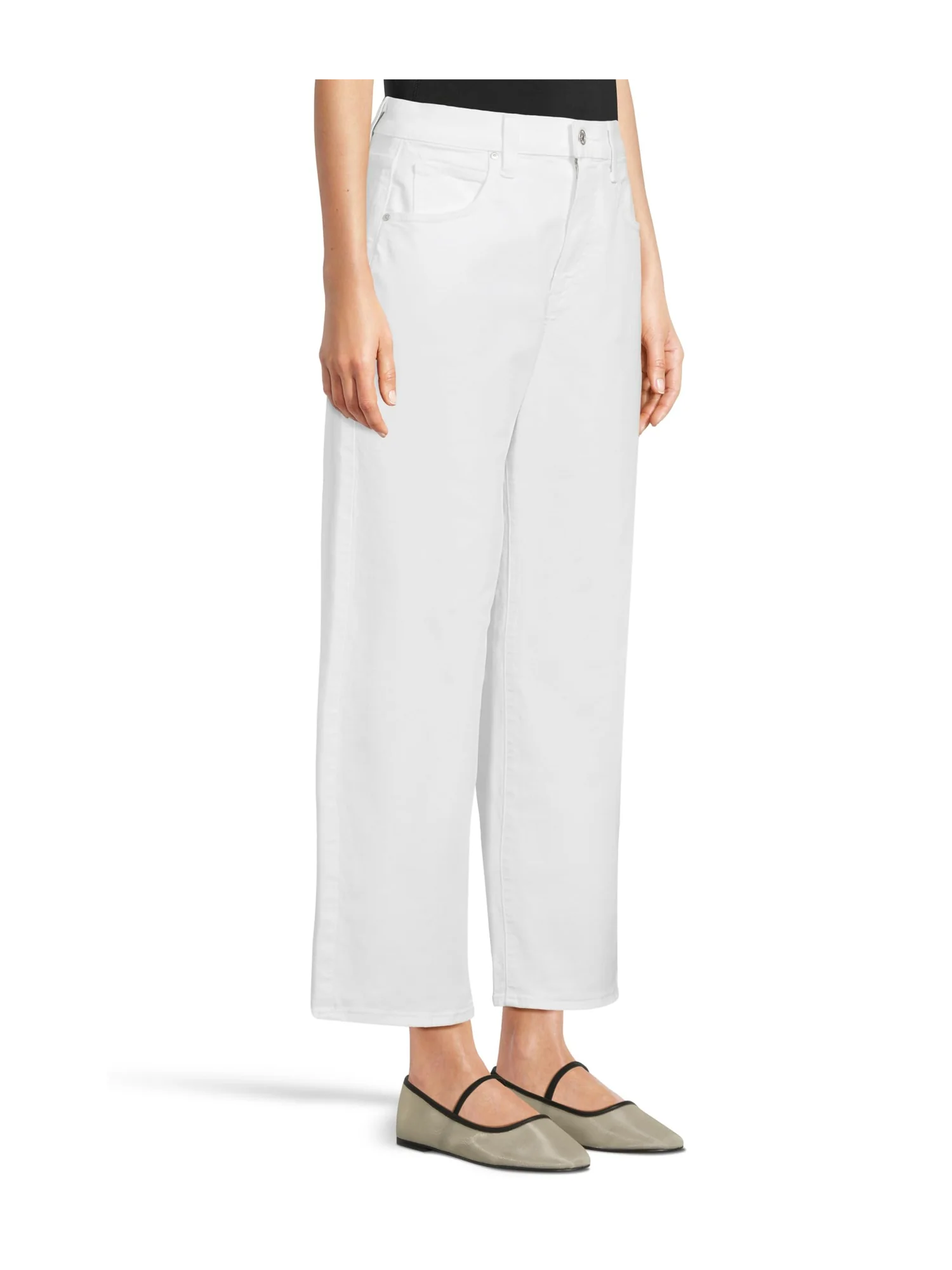 Джинсы Paige Cameron Ankle in Crisp White — изображение 2 из 5, белый