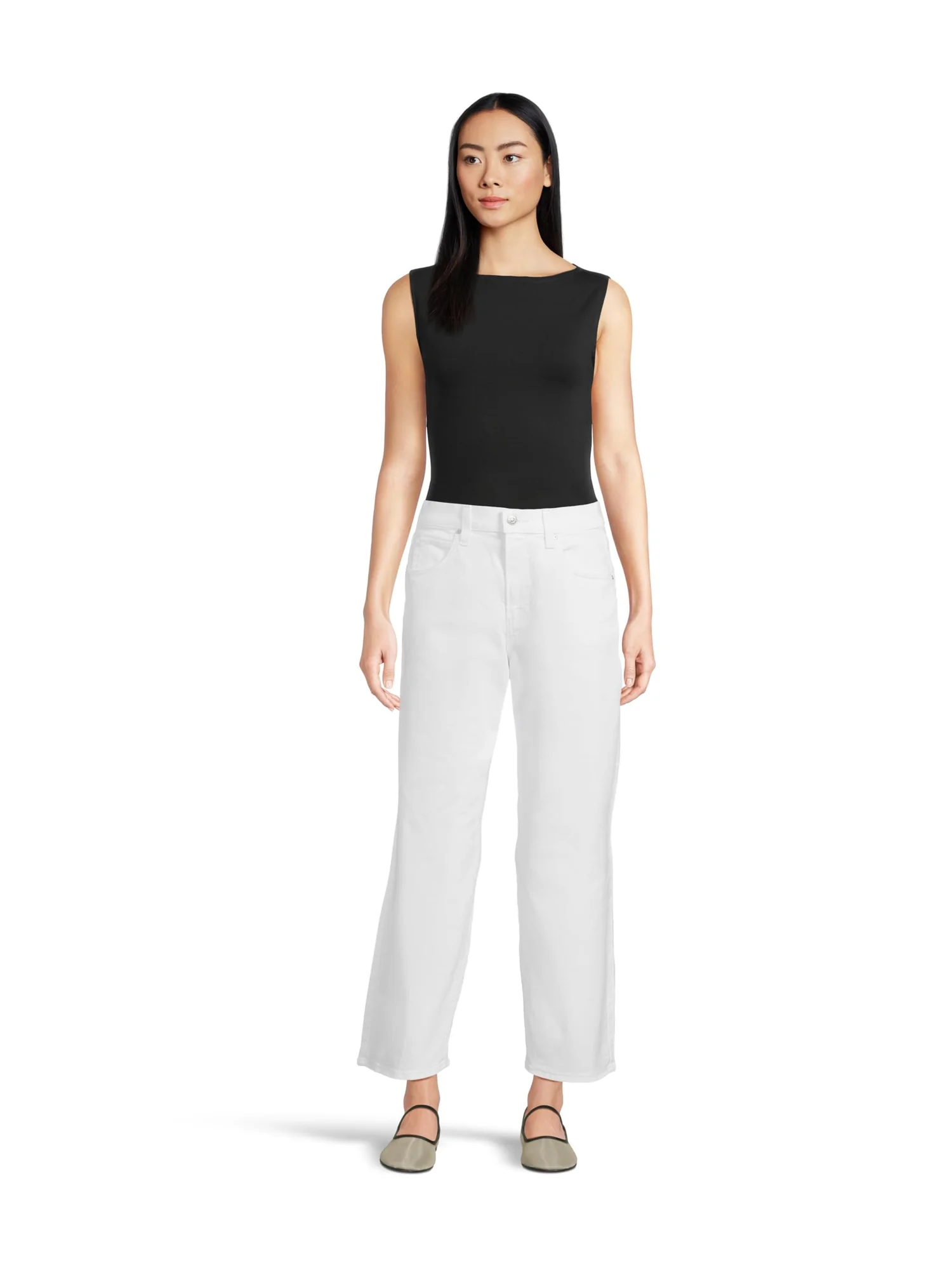 Джинсы Paige Cameron Ankle in Crisp White — изображение 5 из 5, белый