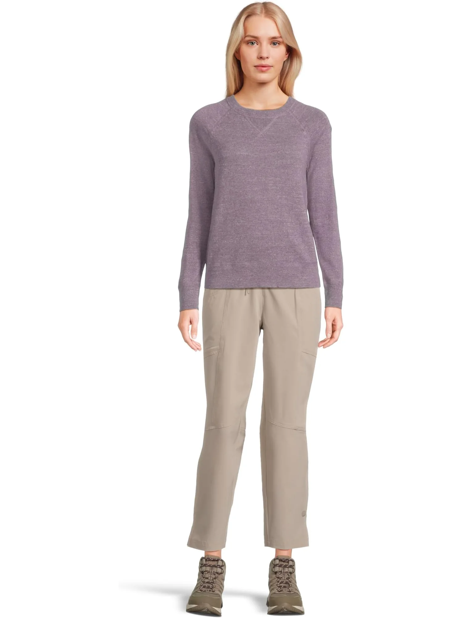 Джинсы L.L.Bean Women's VentureStretch Woven Ankle Pants — изображение 5 из 5, песочный
