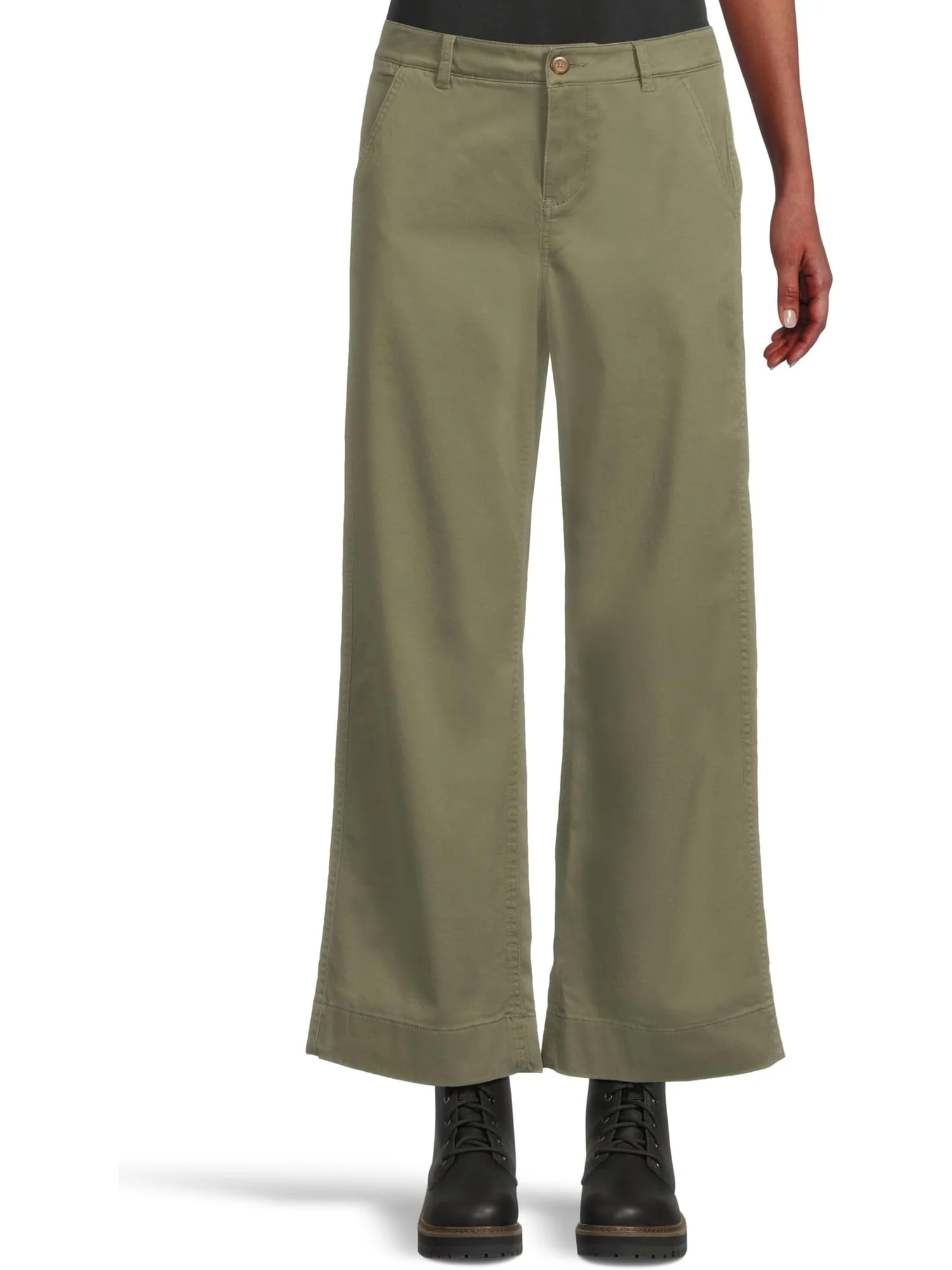 Джинсы L.L.Bean Comfort Stretch Chino Mid-Rise Wide-Leg Pants
