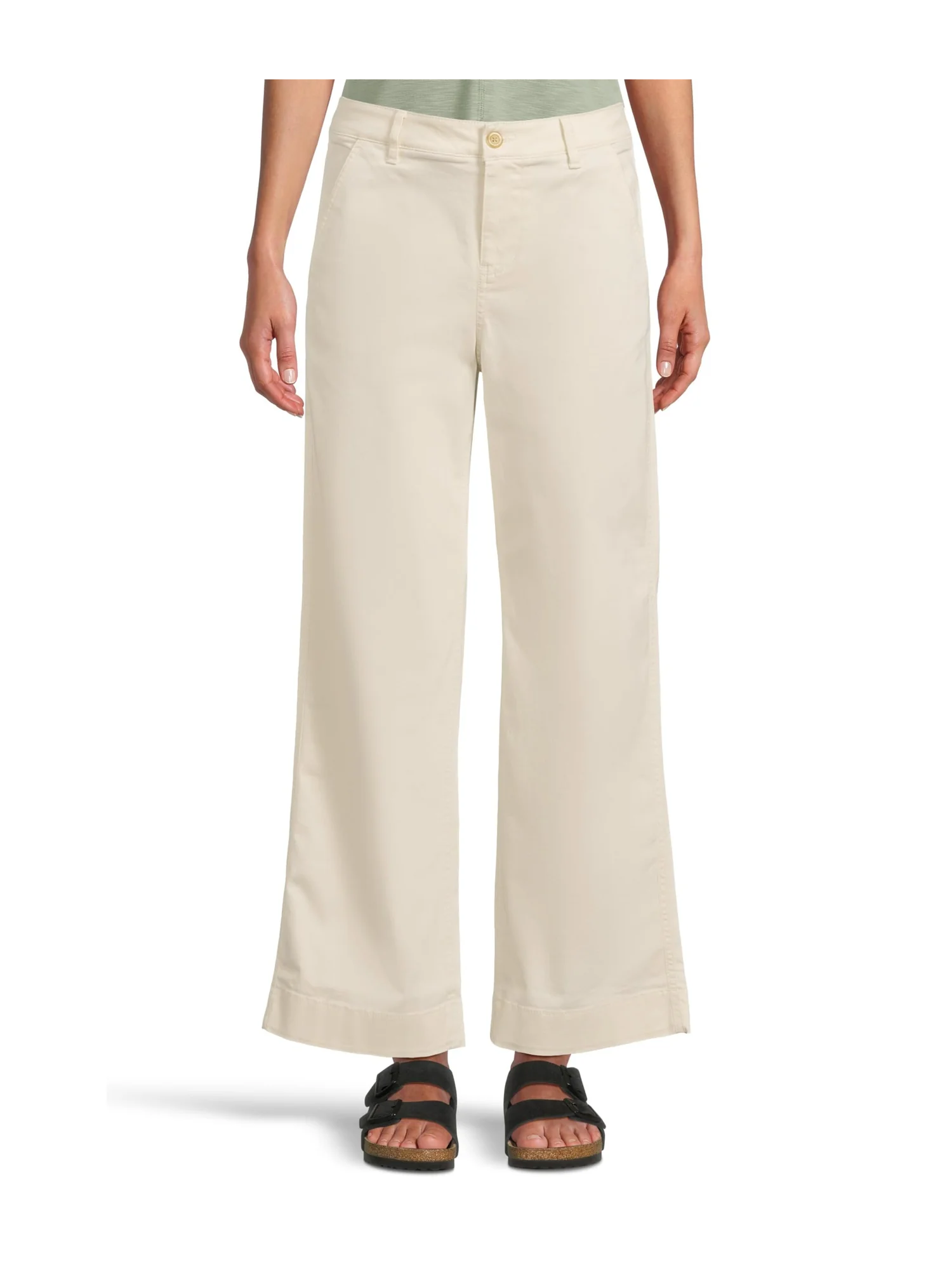 Джинсы L.L.Bean Comfort Stretch Chino Mid-Rise Wide-Leg Pants