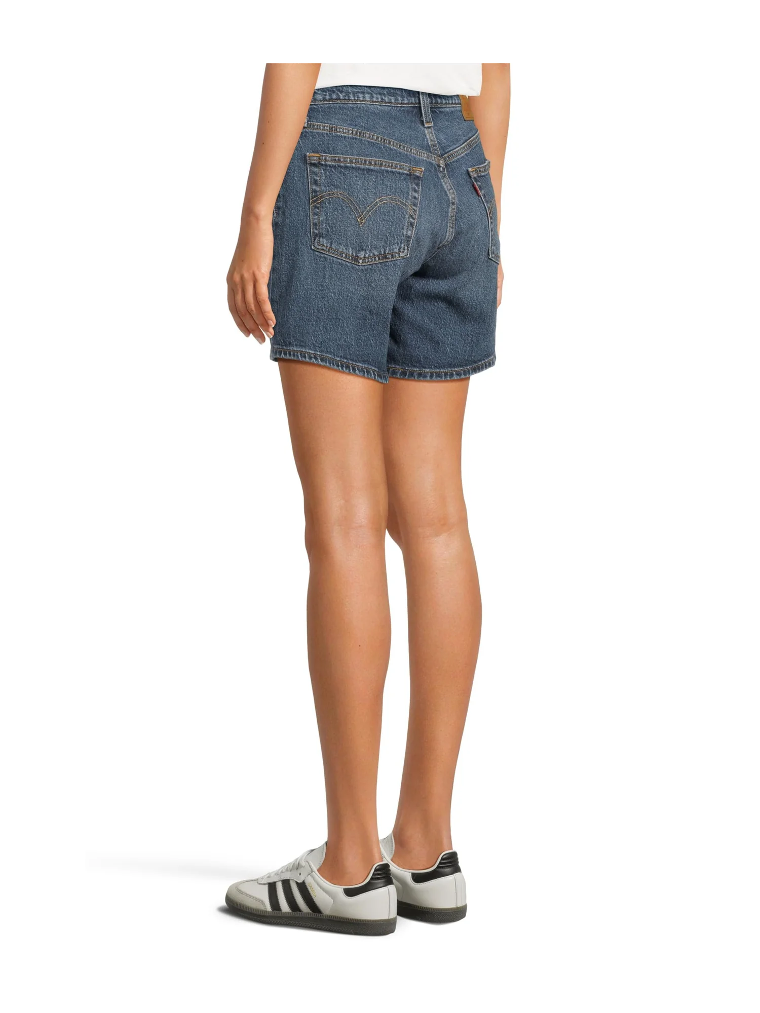 Шорты Levi's Premium 501 Mid Thigh Shorts, цвет Broken Midnight No DX — изображение 3 из 5