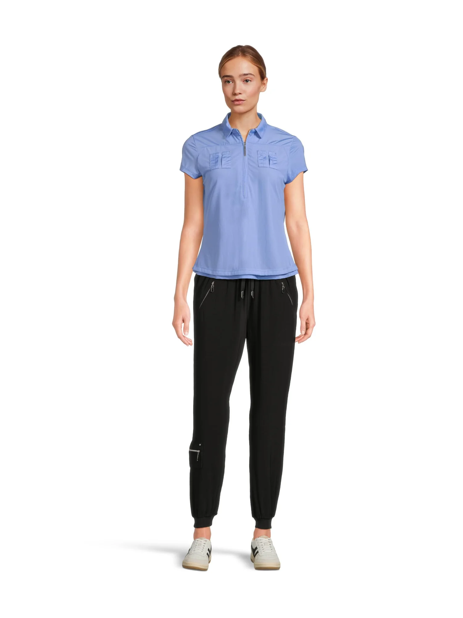 Брюки Jamie Sadock Travelux All Purpose Jogger Pants — изображение 5 из 5, черный