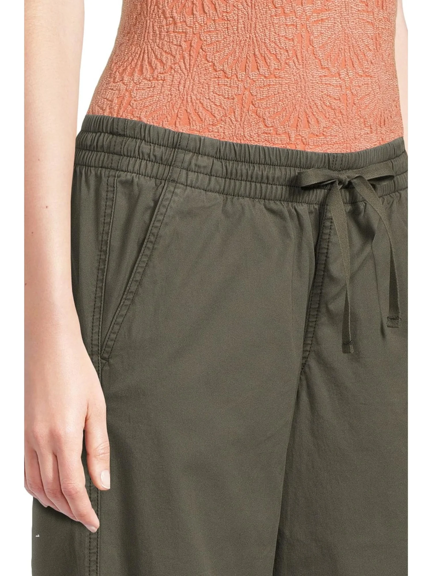 Брюки L.L.Bean Lakewashed Pull-On Wide Leg Pants — изображение 4 из 6, угольный