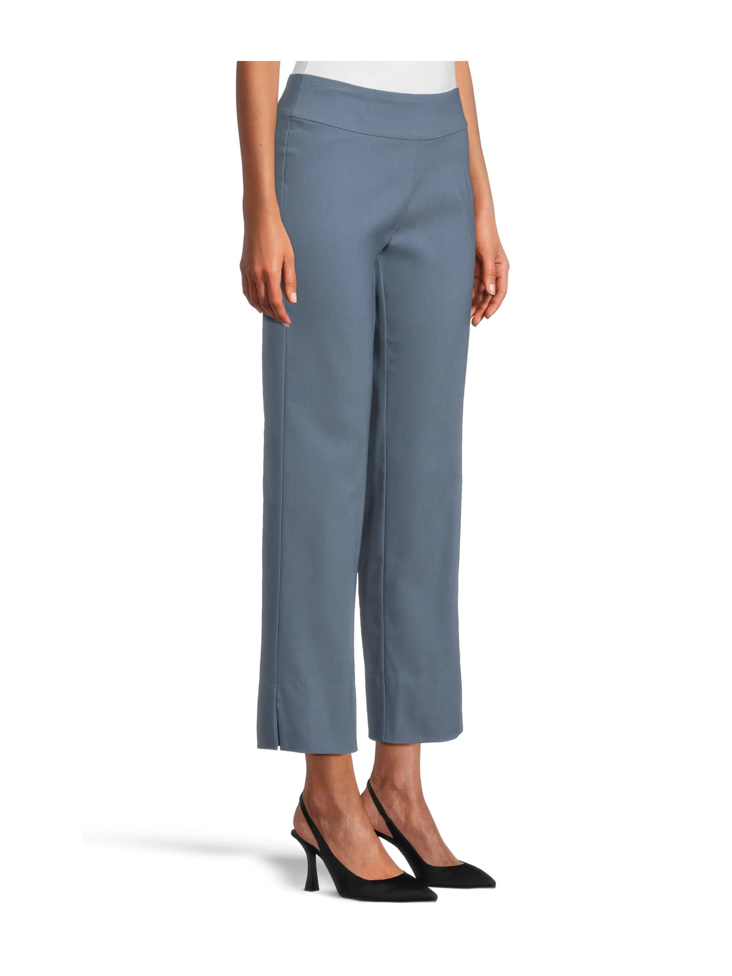 Брюки Krazy Larry Stretch Linen Wide Ankle — изображение 2 из 5, индиго