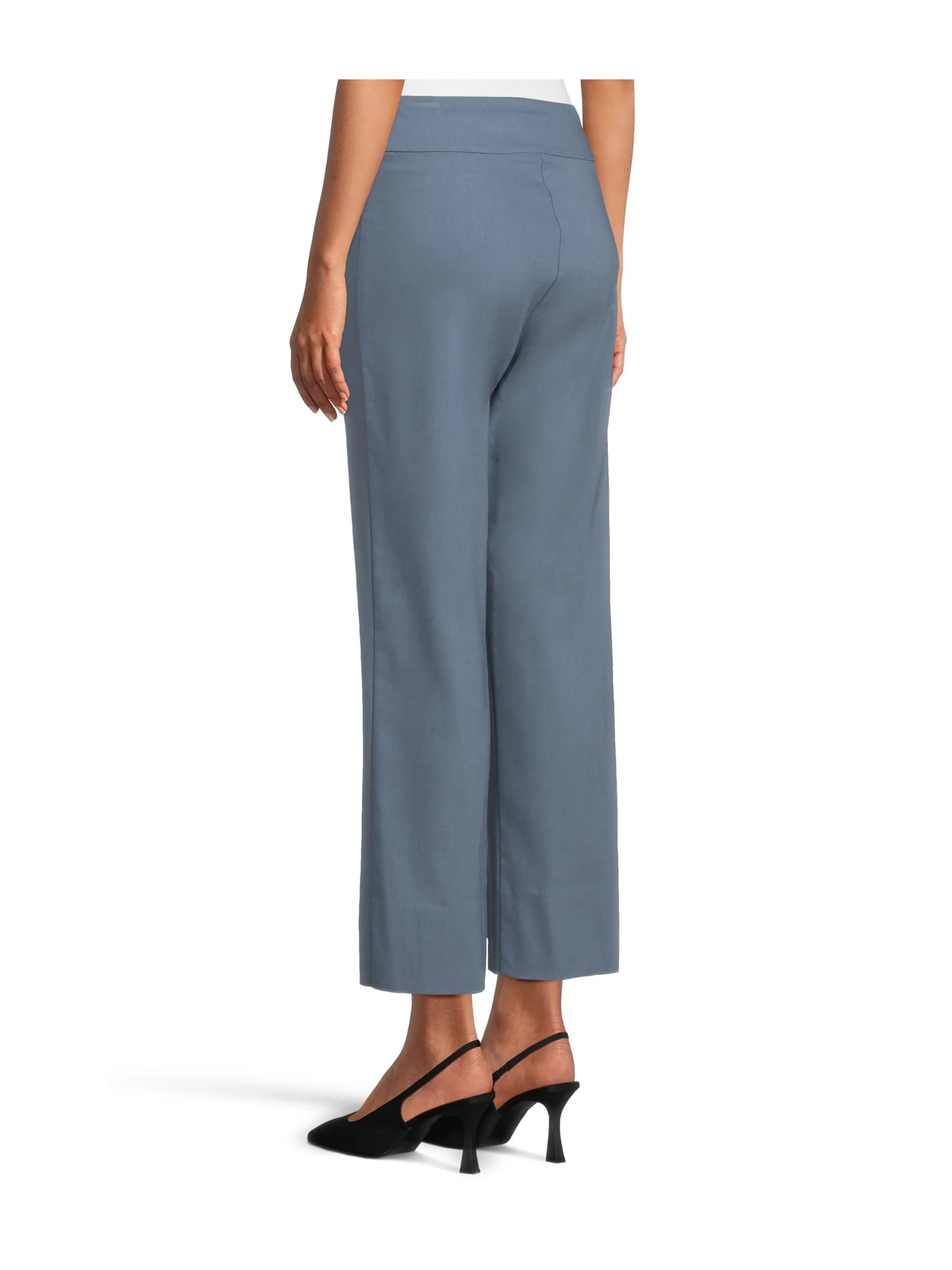 Брюки Krazy Larry Stretch Linen Wide Ankle — изображение 3 из 5, индиго