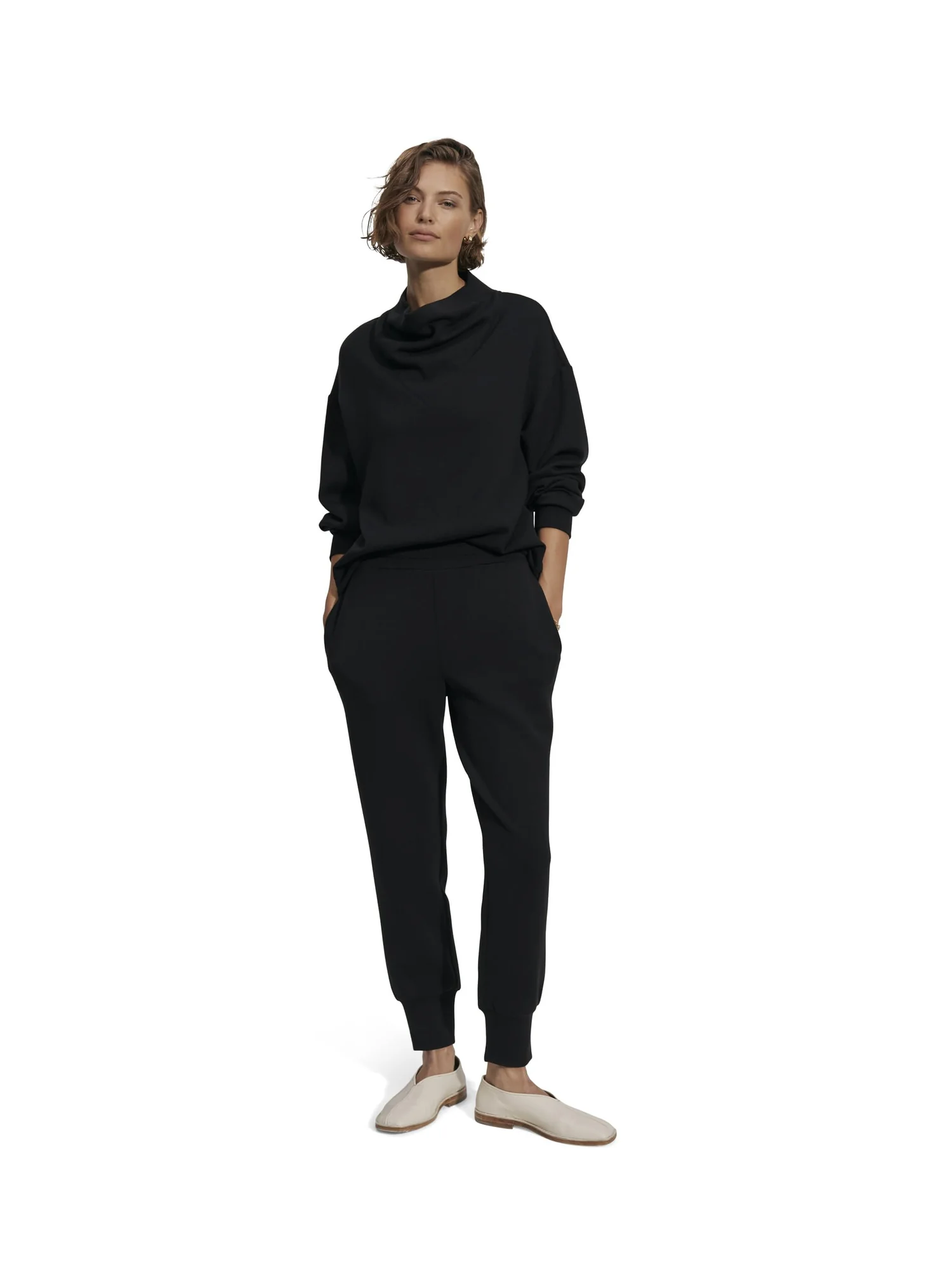 Брюки Varley The Slim Cuff Pants — изображение 5 из 5, черный