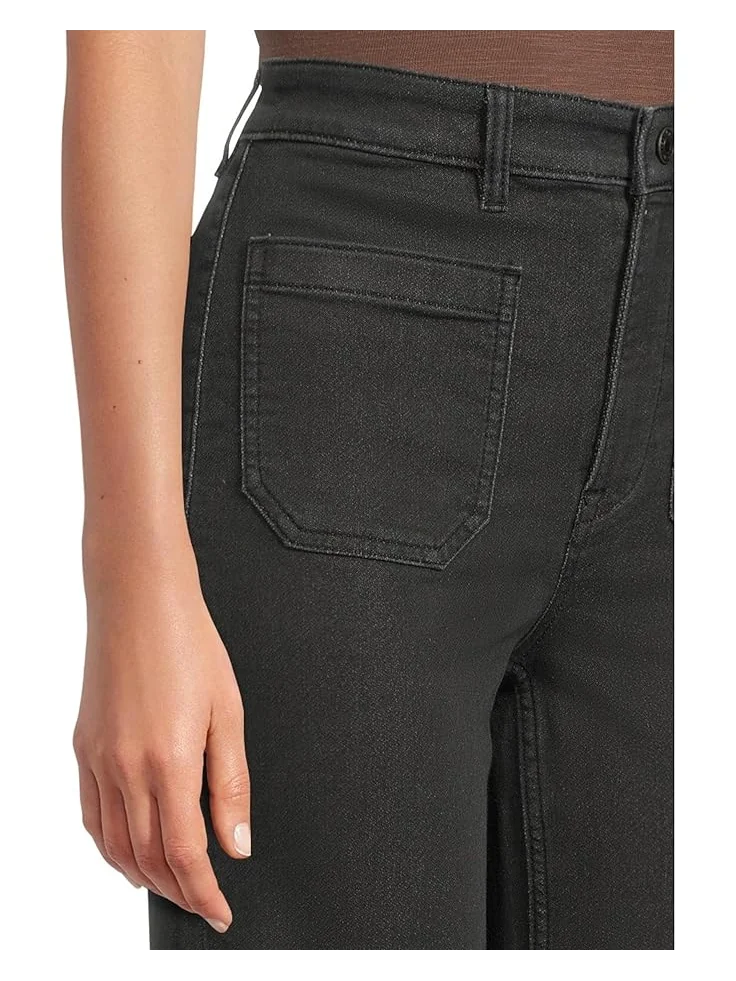 Женские джинсы Faherty Stretch Terry Patch Pocket — изображение 4 из 5, черный